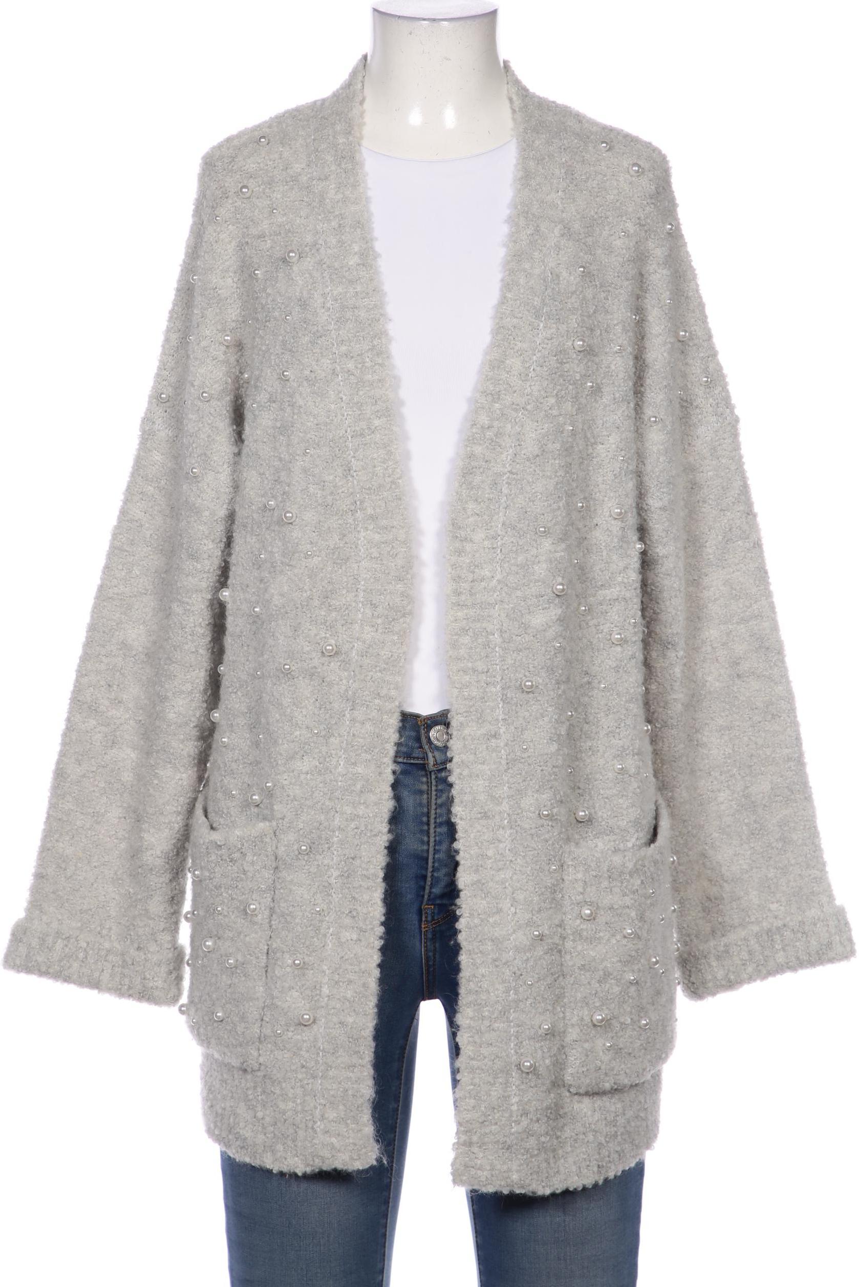 

Oui Damen Strickjacke, grau, Gr. 34