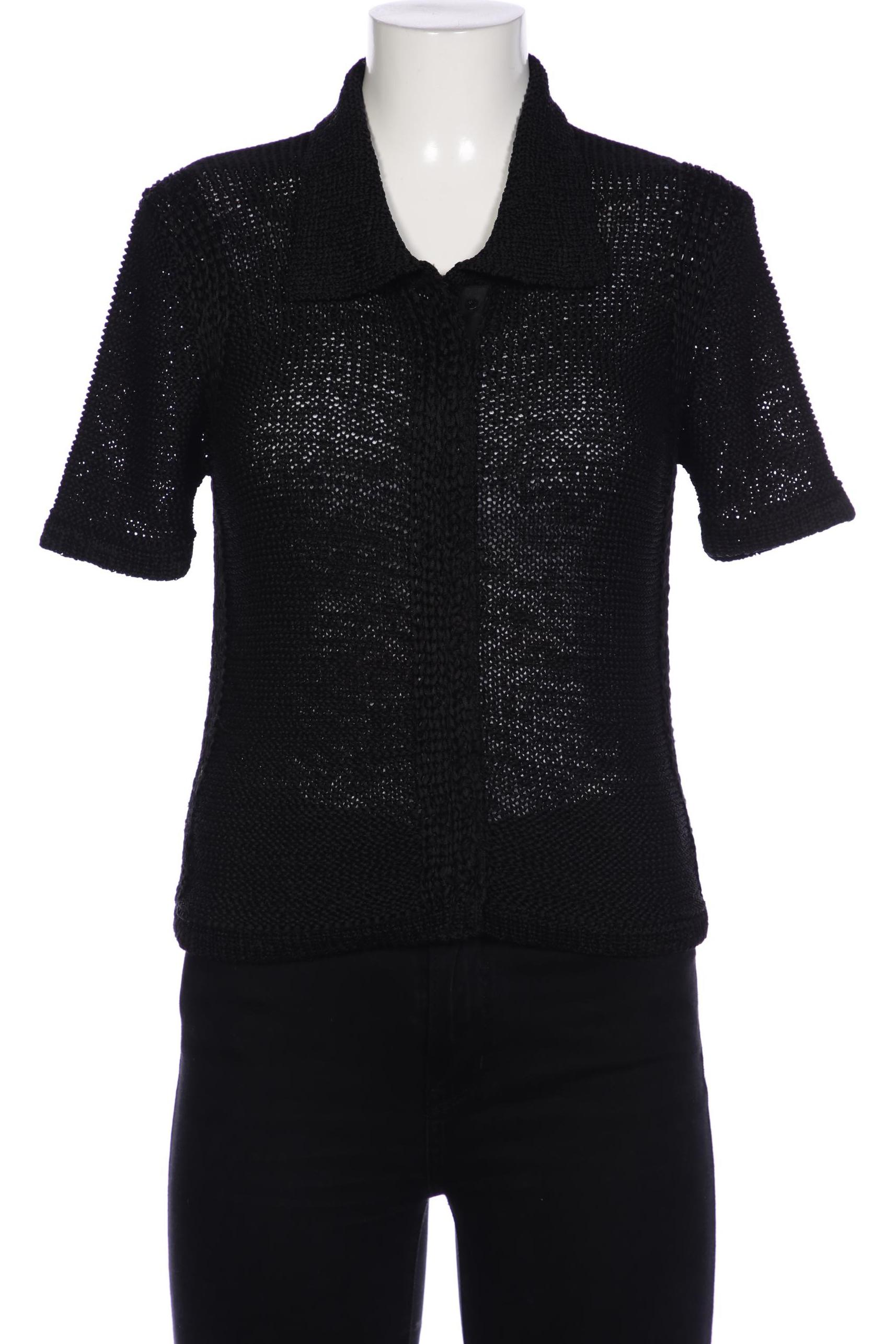 

Oui Damen Strickjacke, schwarz