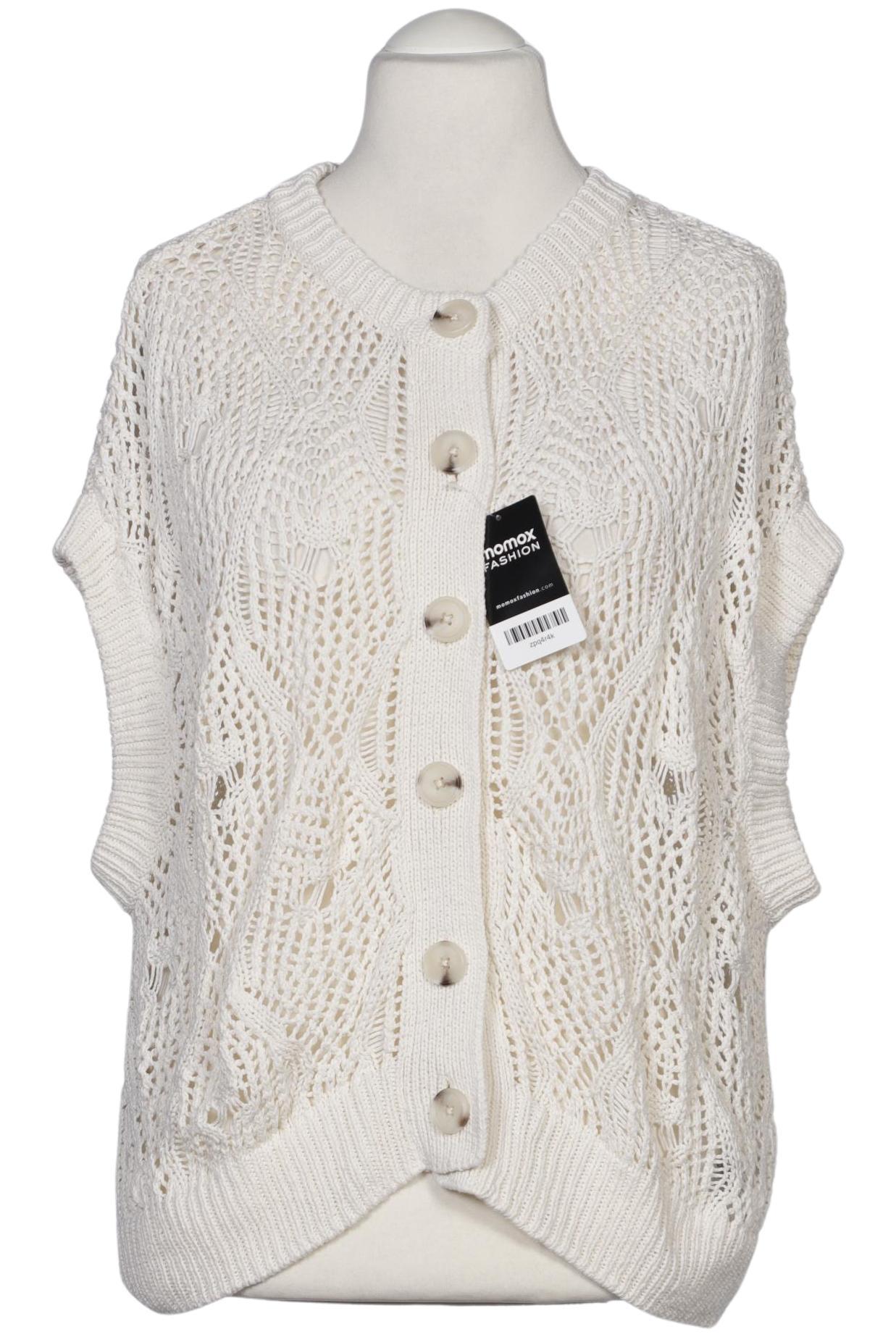 

Oui Damen Strickjacke, cremeweiß, Gr. 42