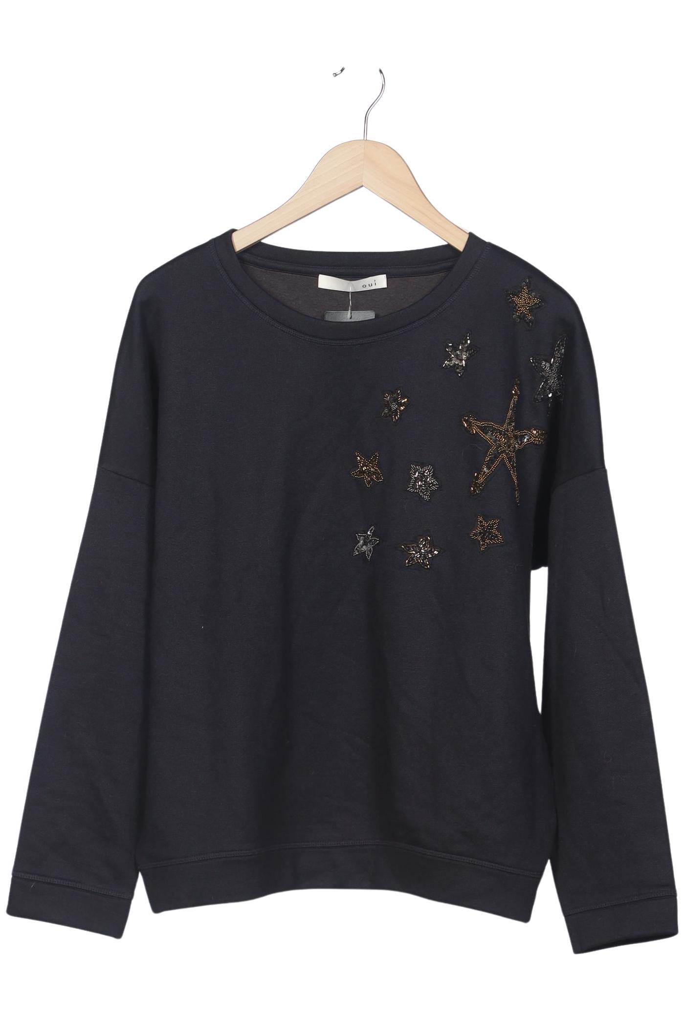 

Oui Damen Sweatshirt, marineblau, Gr. 42