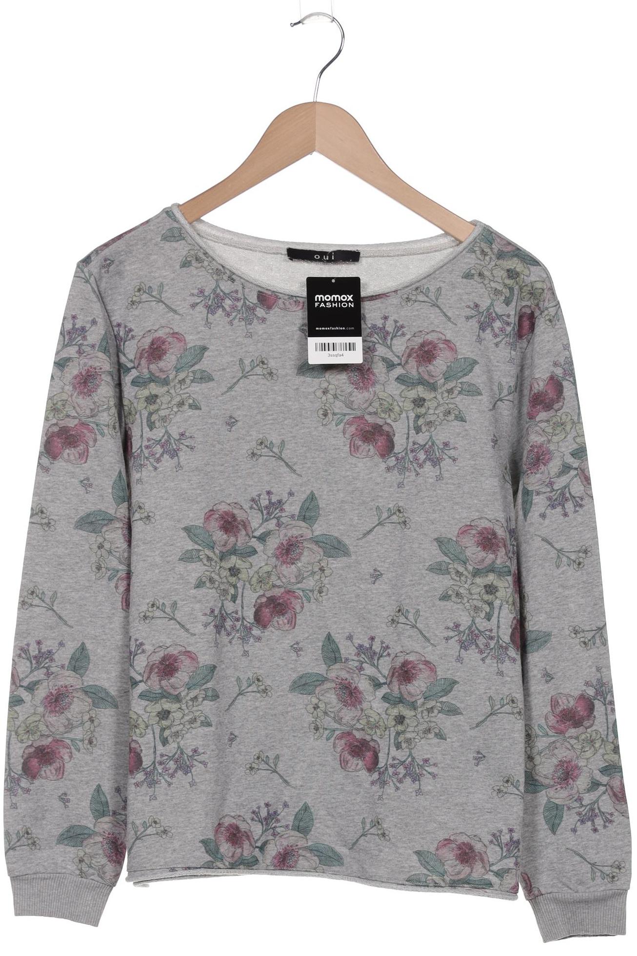 

Oui Damen Sweatshirt, grau, Gr. 36