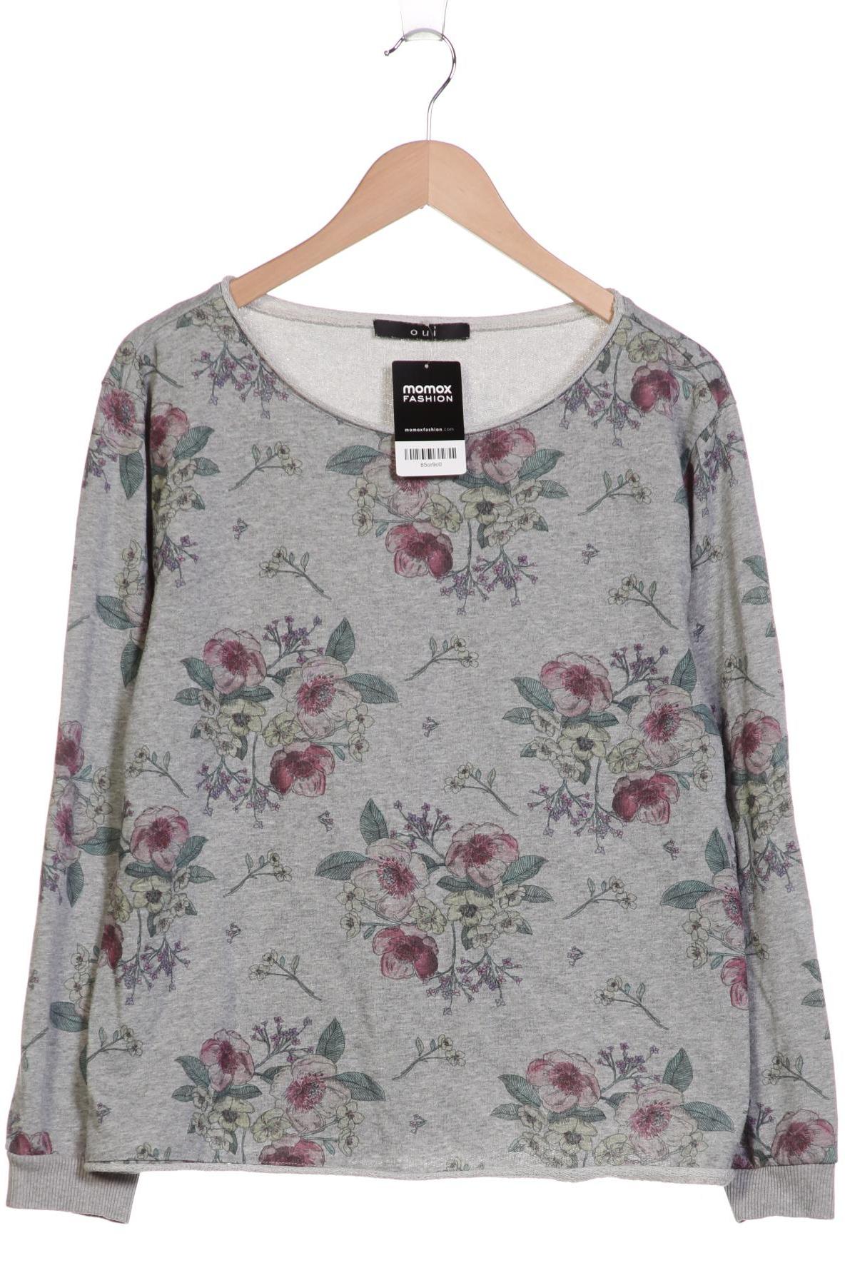 

Oui Damen Sweatshirt, grau, Gr. 42