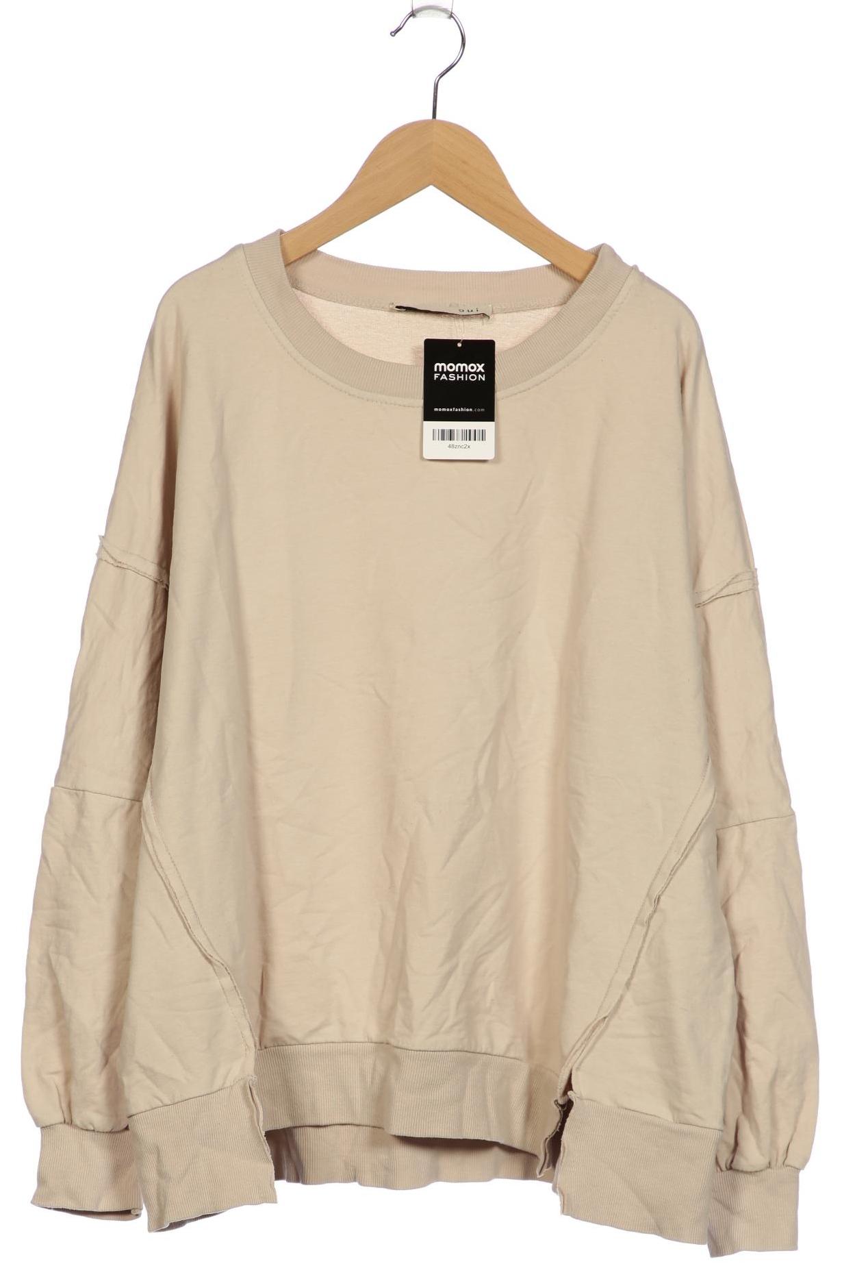 

Oui Damen Sweatshirt, beige, Gr. 52