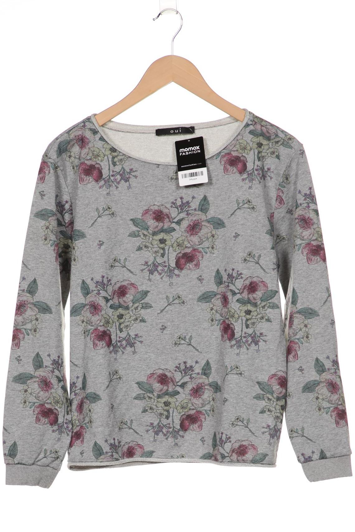 

Oui Damen Sweatshirt, grau, Gr. 38