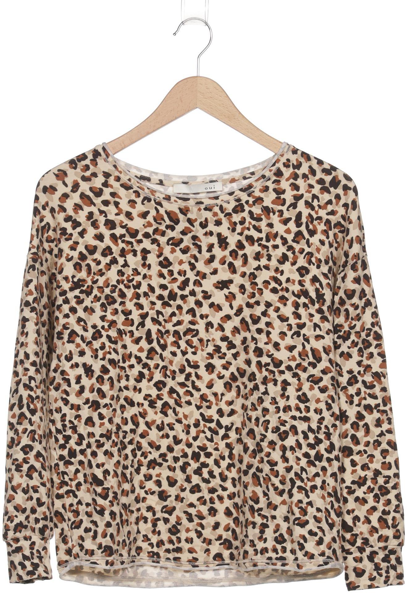 

Oui Damen Sweatshirt, beige, Gr. 34