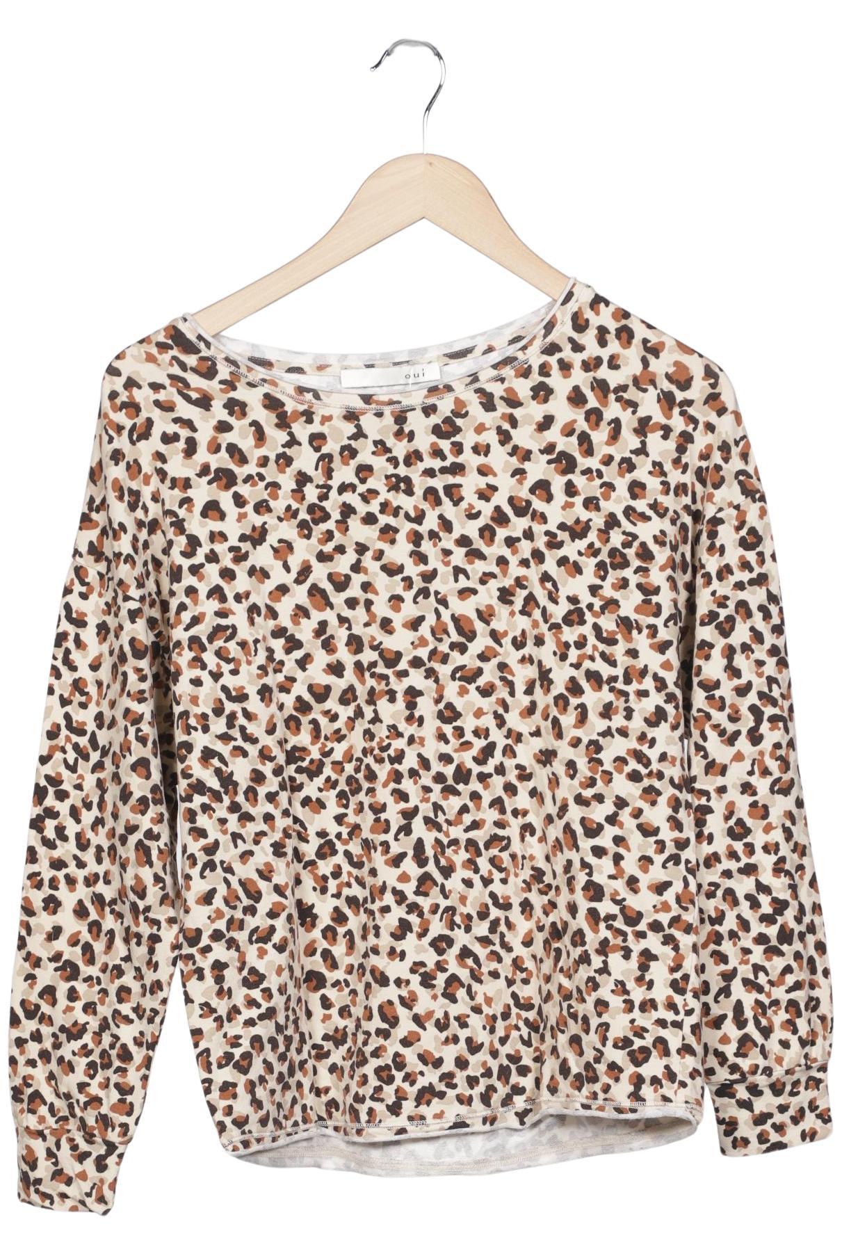 

Oui Damen Sweatshirt, beige, Gr. 34