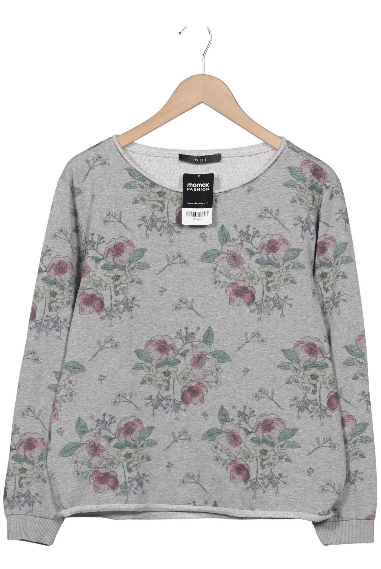 

Oui Damen Sweatshirt, grau, Gr. 38