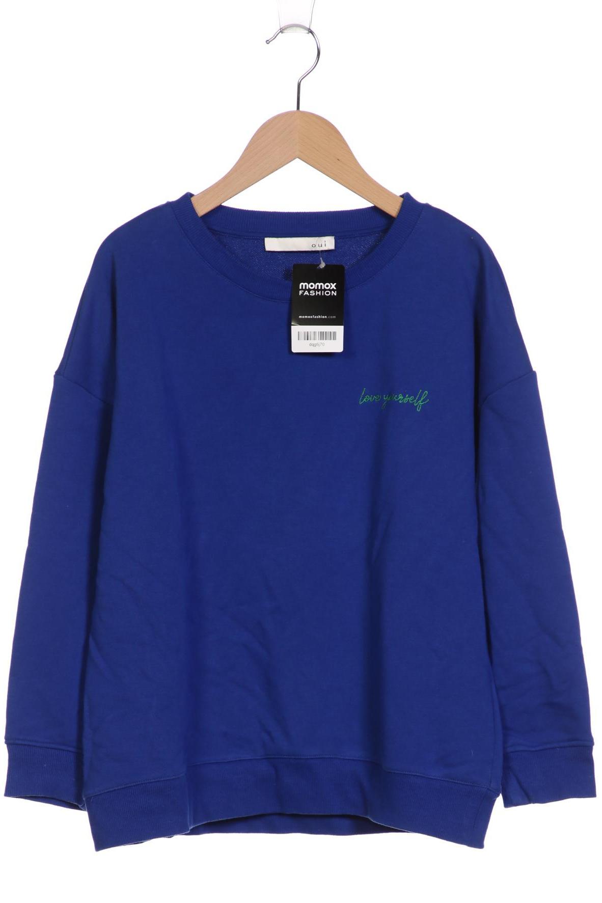 

Oui Damen Sweatshirt, blau, Gr. 36