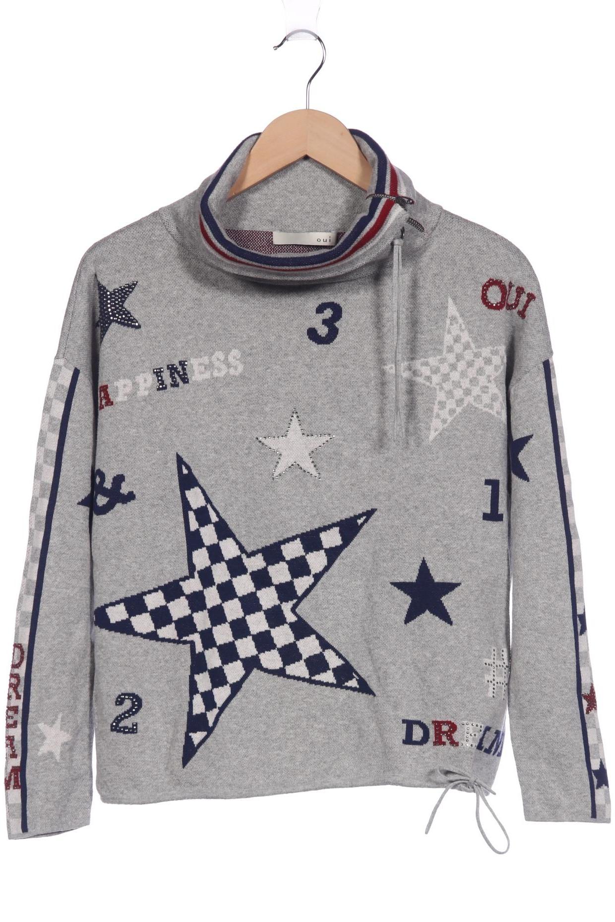 

Oui Damen Sweatshirt, grau, Gr. 40