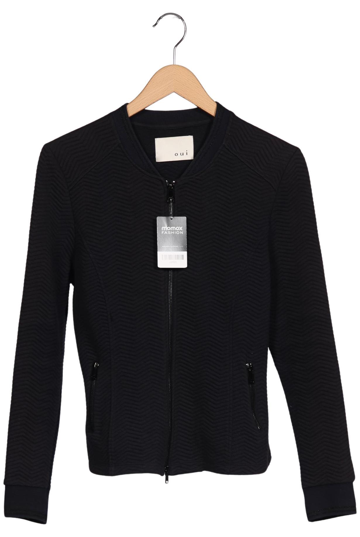 

Oui Damen Sweatshirt, schwarz, Gr. 40