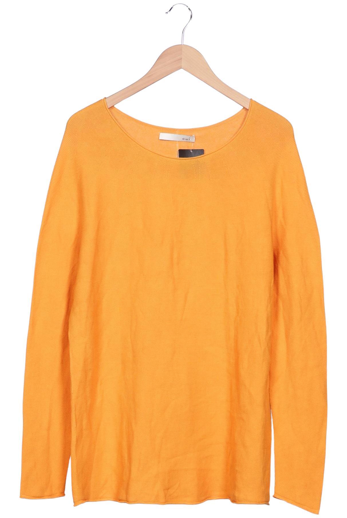 

Oui Damen Sweatshirt, orange, Gr. 42