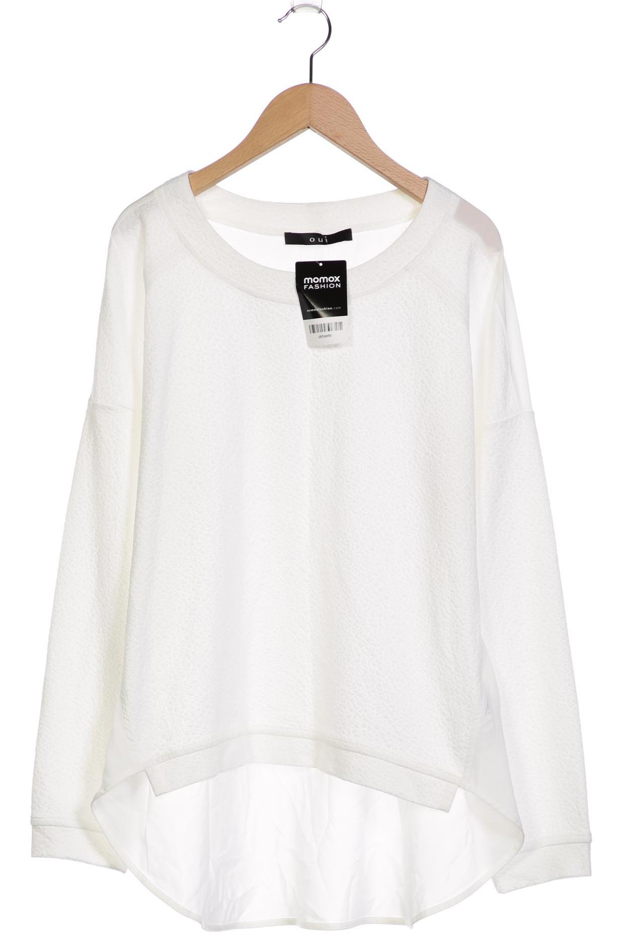 

Oui Damen Sweatshirt, weiß, Gr. 40
