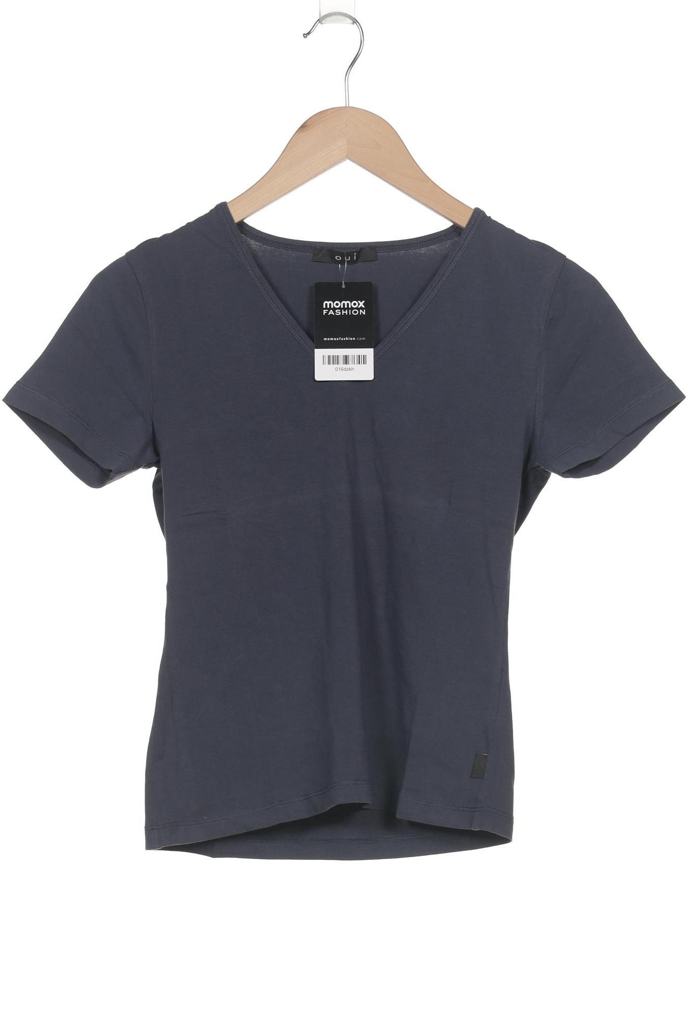 Thumbnail - Oui Damen T-Shirt, blau, Gr. 36