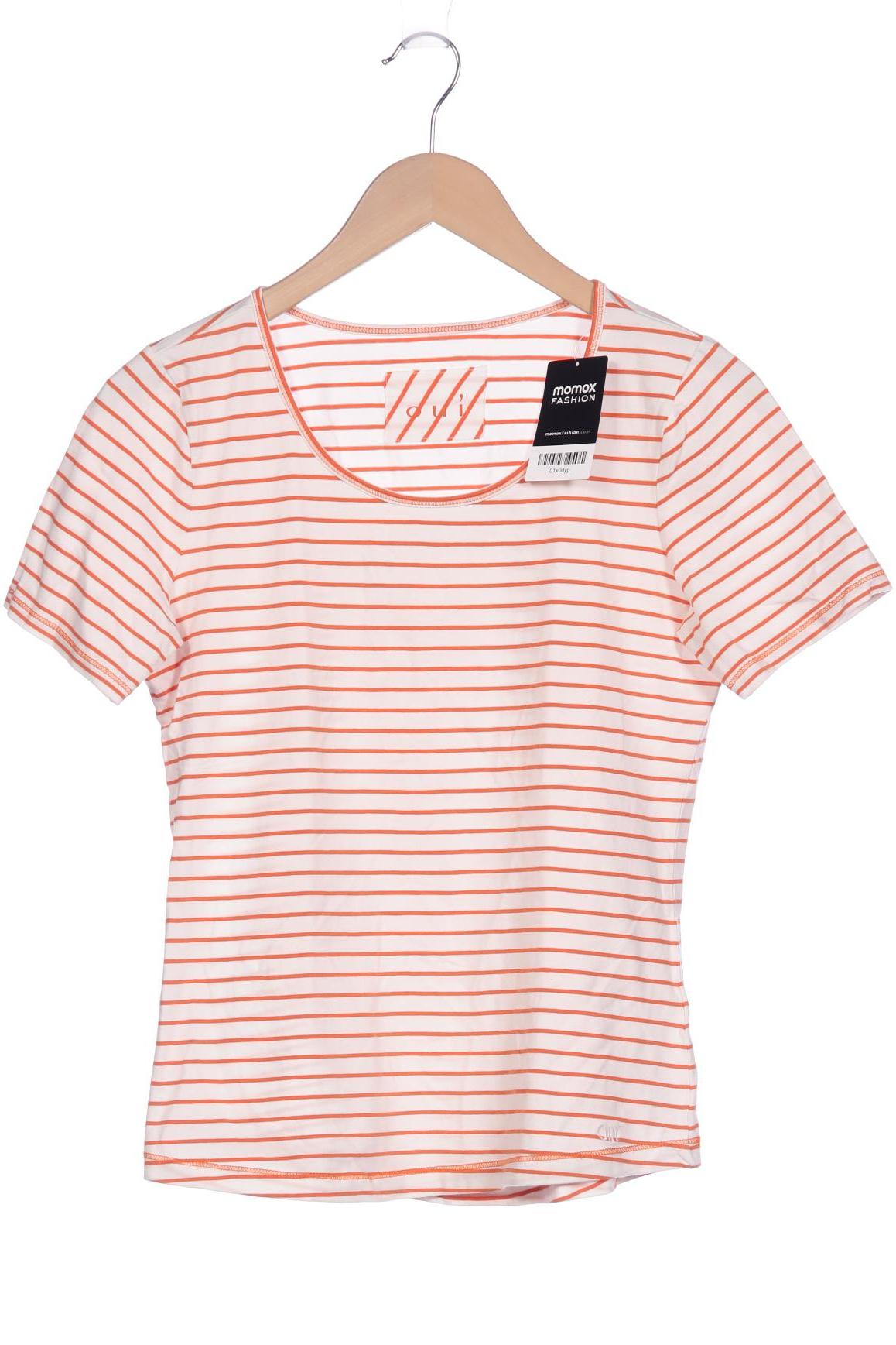 

Oui Damen T-Shirt, cremeweiß, Gr. 38
