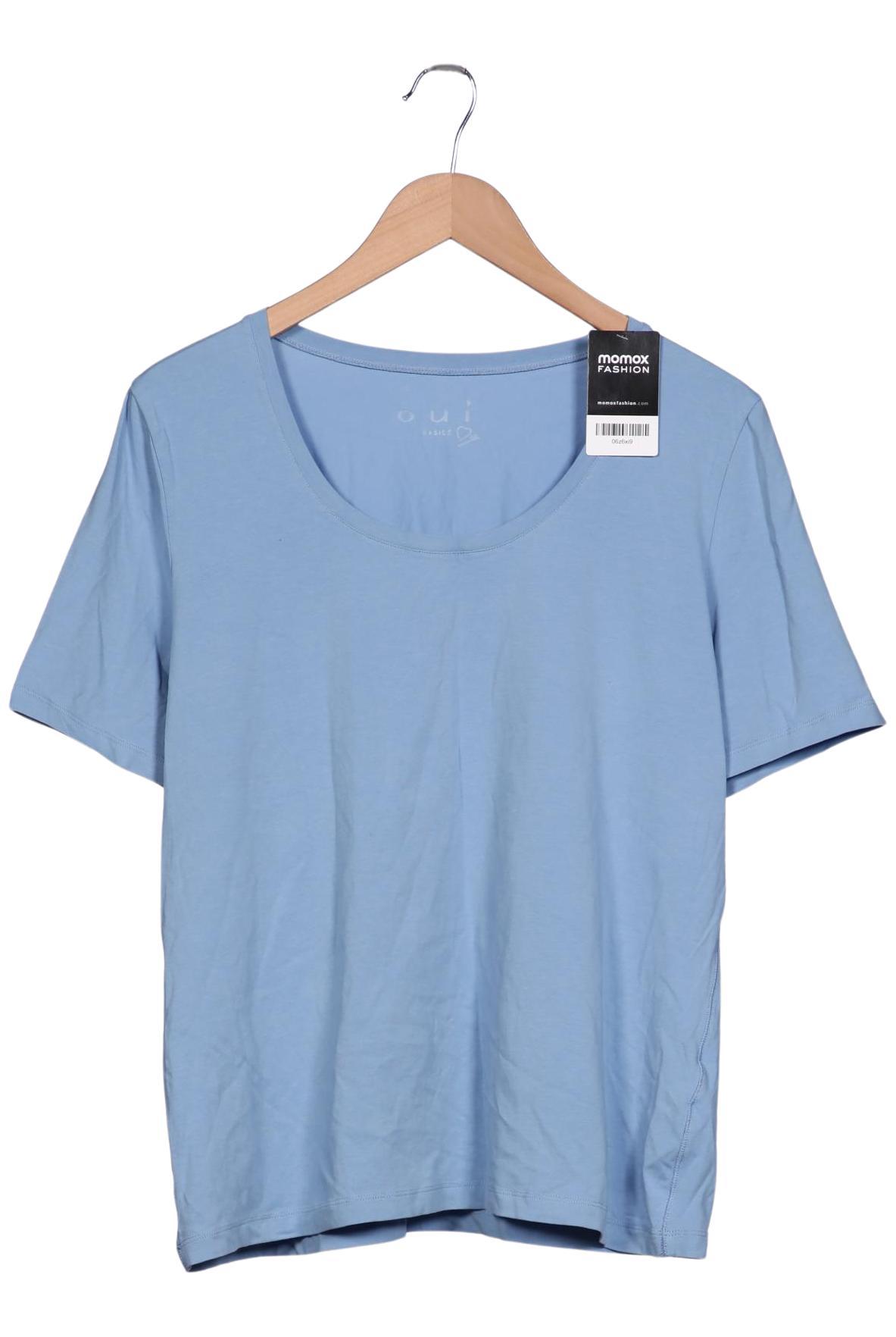 

Oui Damen T-Shirt, blau, Gr. 46