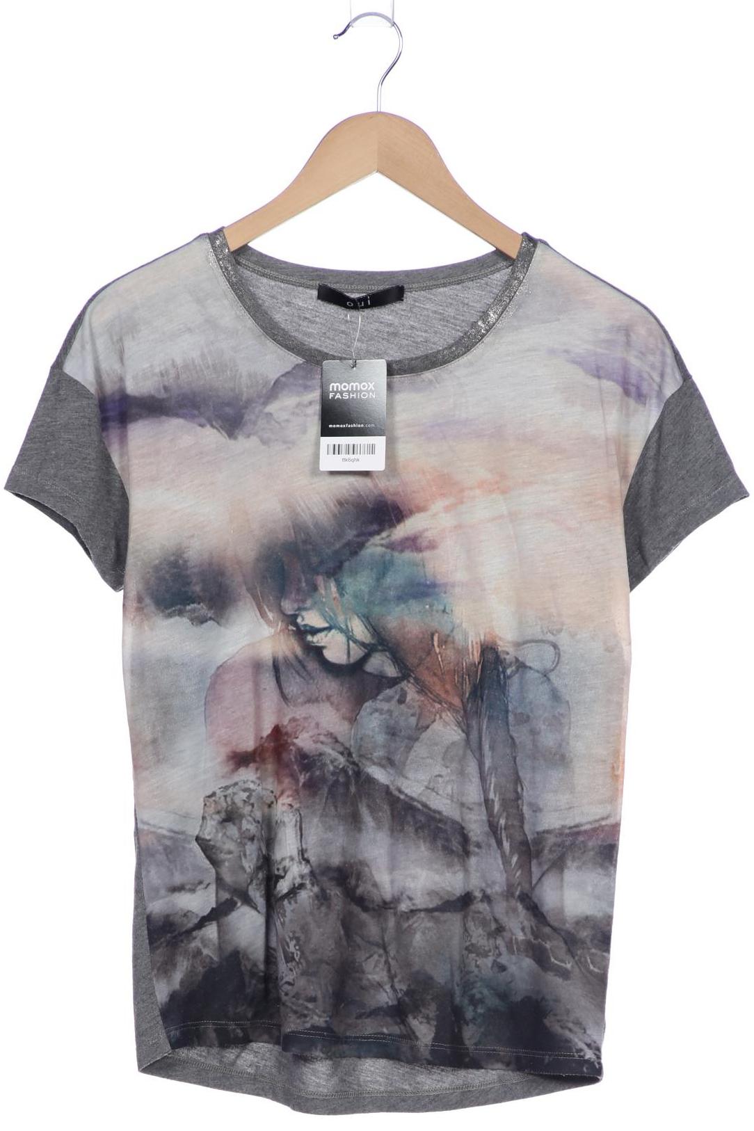 

Oui Damen T-Shirt, grau, Gr. 38