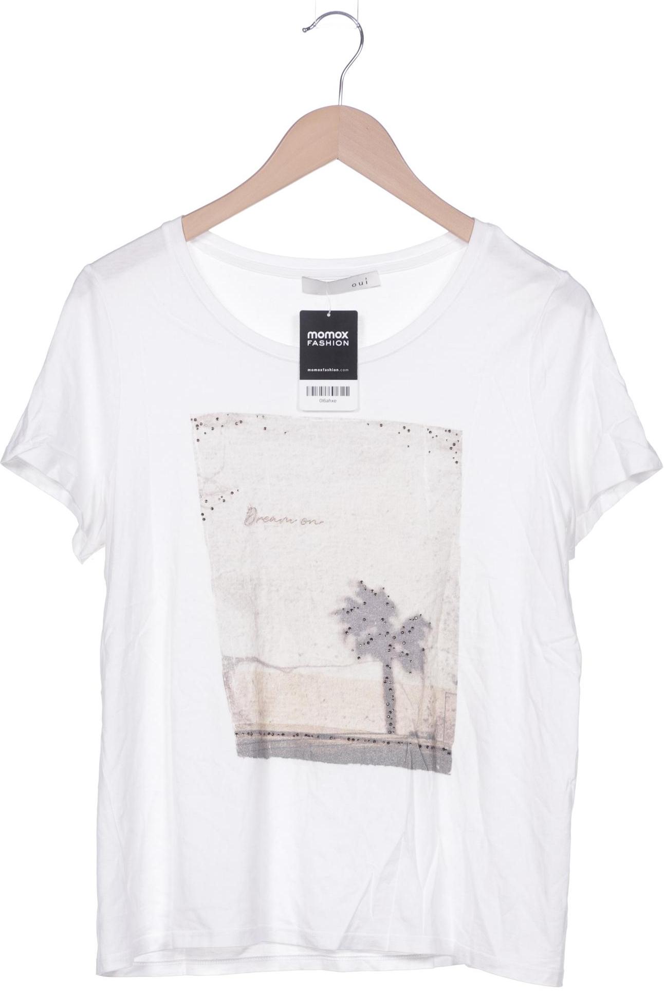 

Oui Damen T-Shirt, weiß