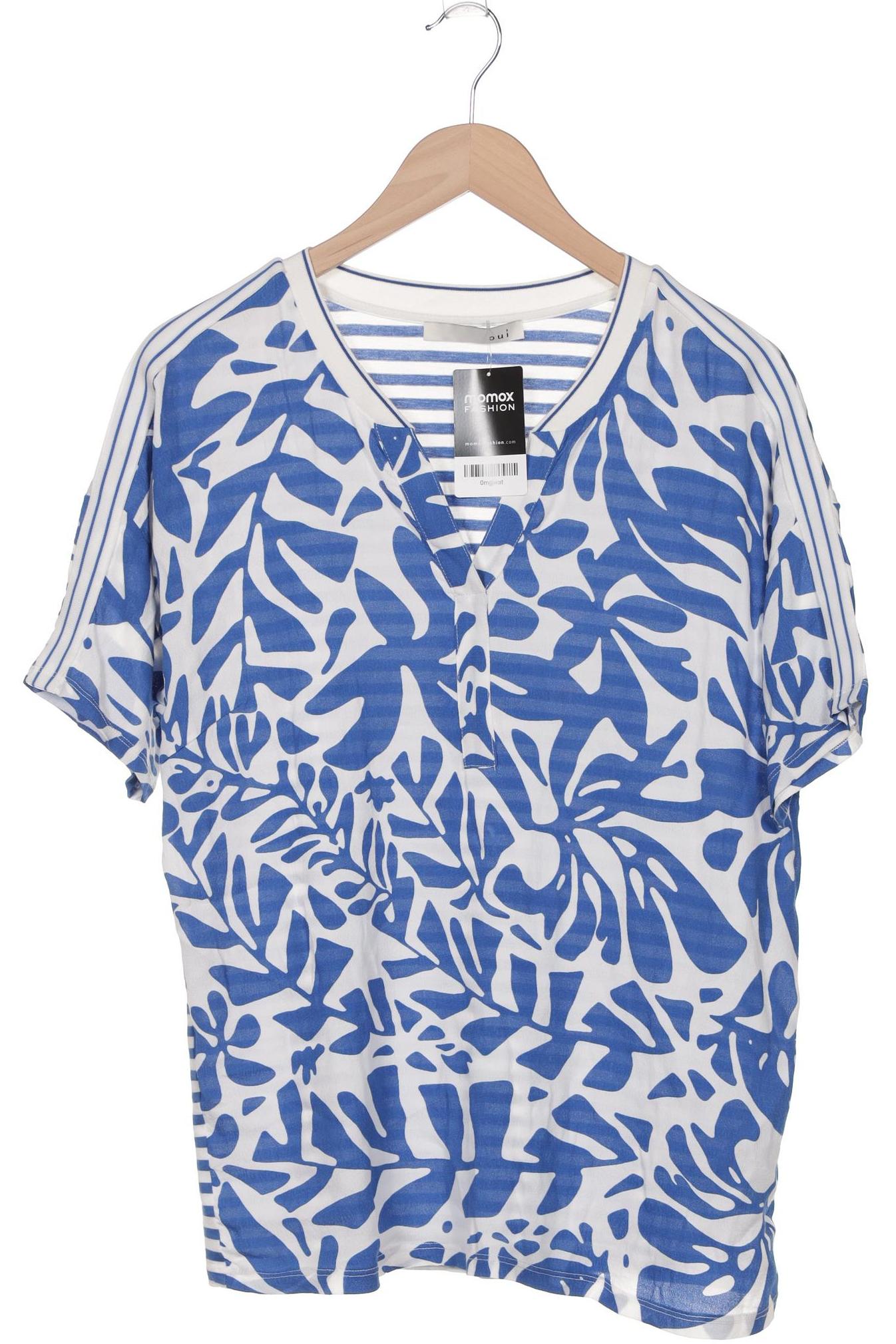 

Oui Damen T-Shirt, blau, Gr. 42