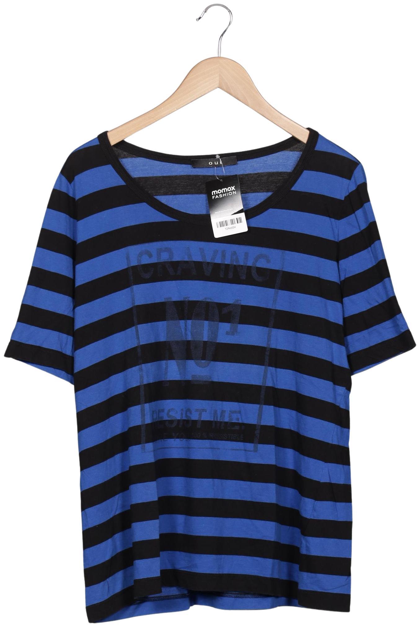 

Oui Damen T-Shirt, blau, Gr. 46