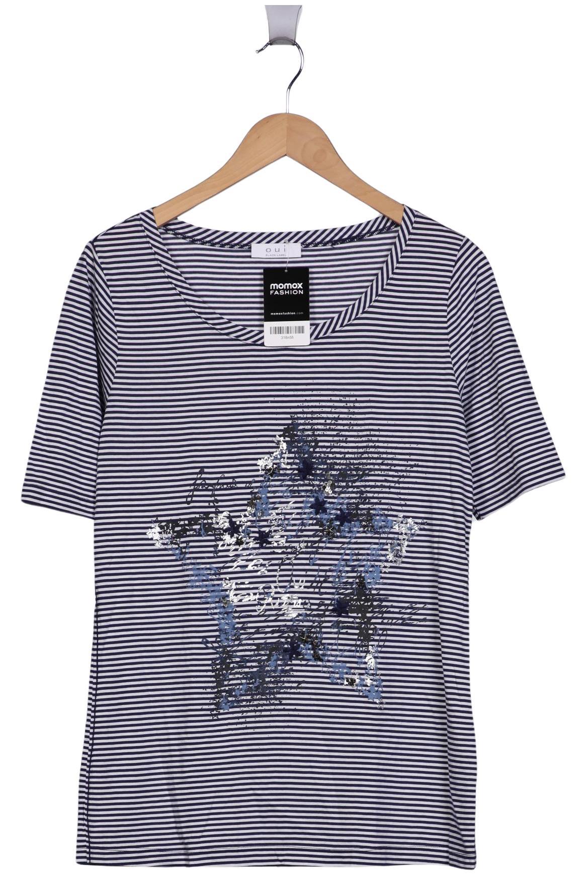 

Oui Damen T-Shirt, marineblau, Gr. 42
