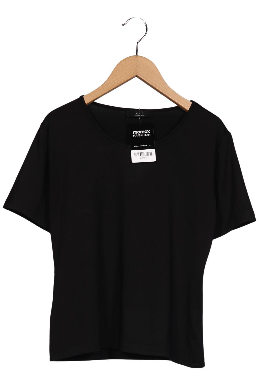 

Oui Damen T-Shirt, schwarz, Gr. 38