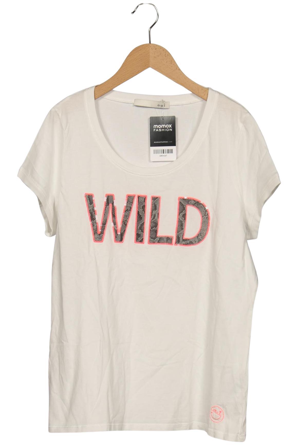 

Oui Damen T-Shirt, weiß, Gr. 44