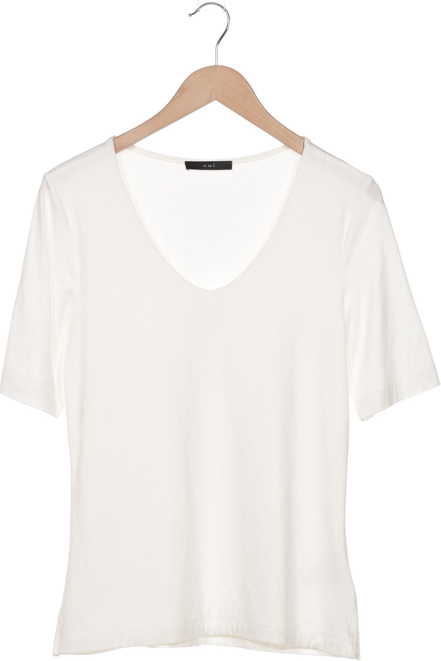 

Oui Damen T-Shirt, weiß, Gr. 40