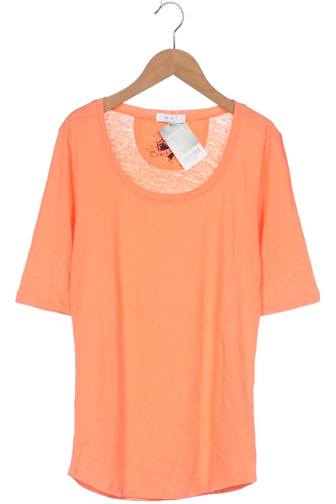 

Oui Damen T-Shirt, orange, Gr. 36