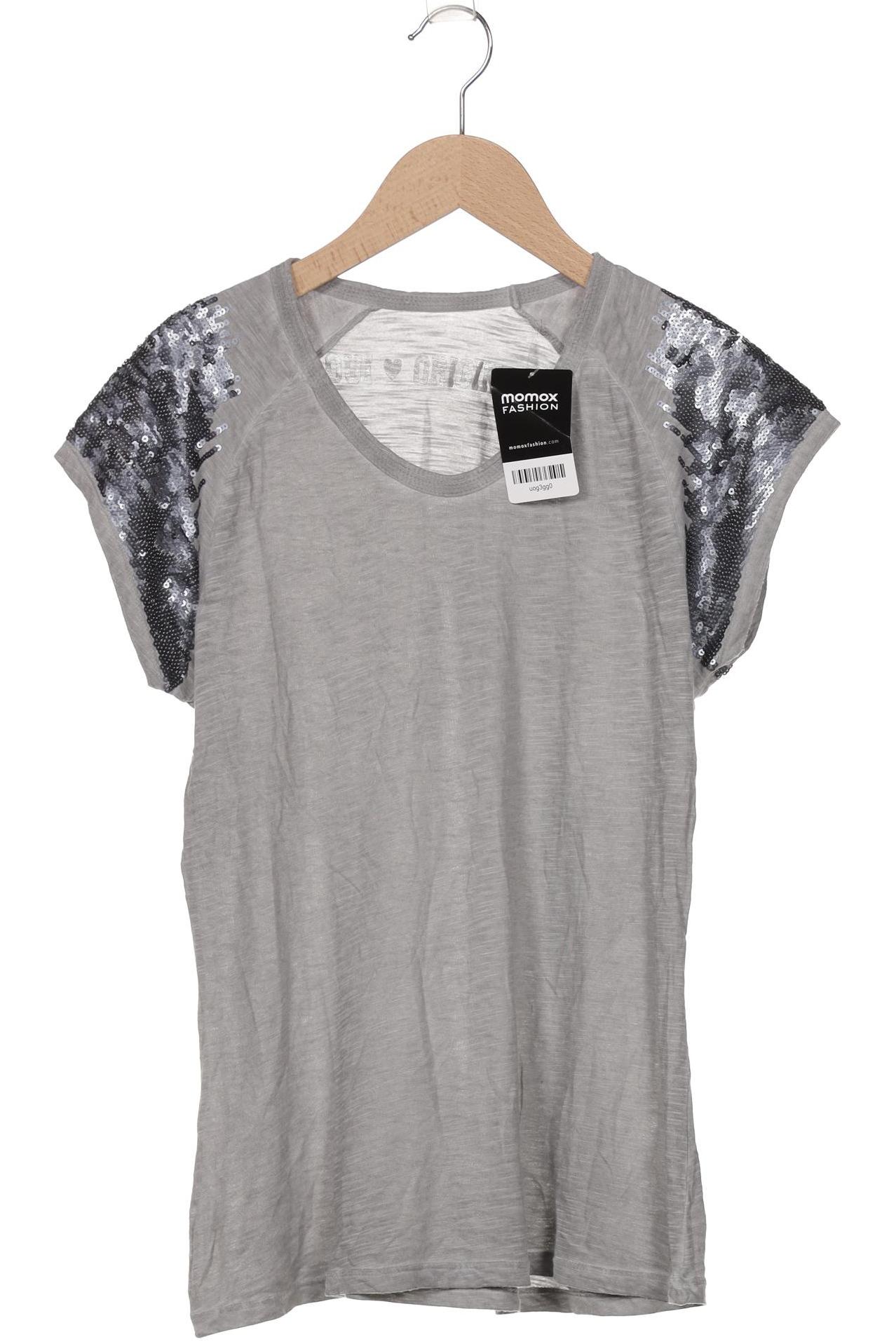 

Oui Damen T-Shirt, grau, Gr. 36