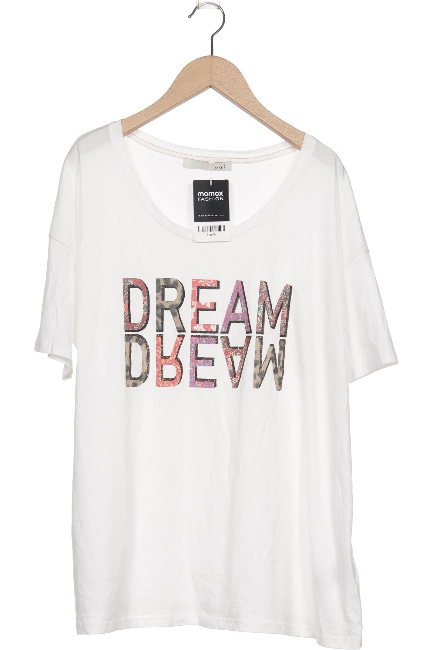 

Oui Damen T-Shirt, weiß, Gr. 44