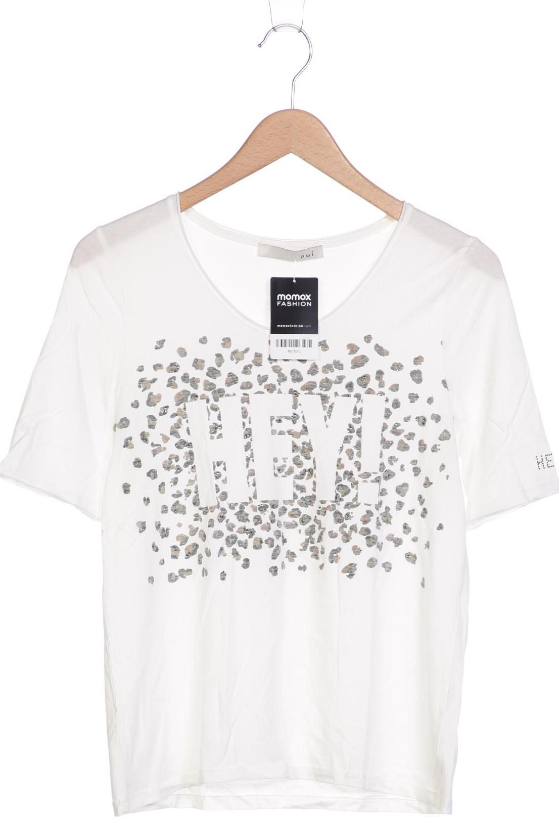 

Oui Damen T-Shirt, weiß