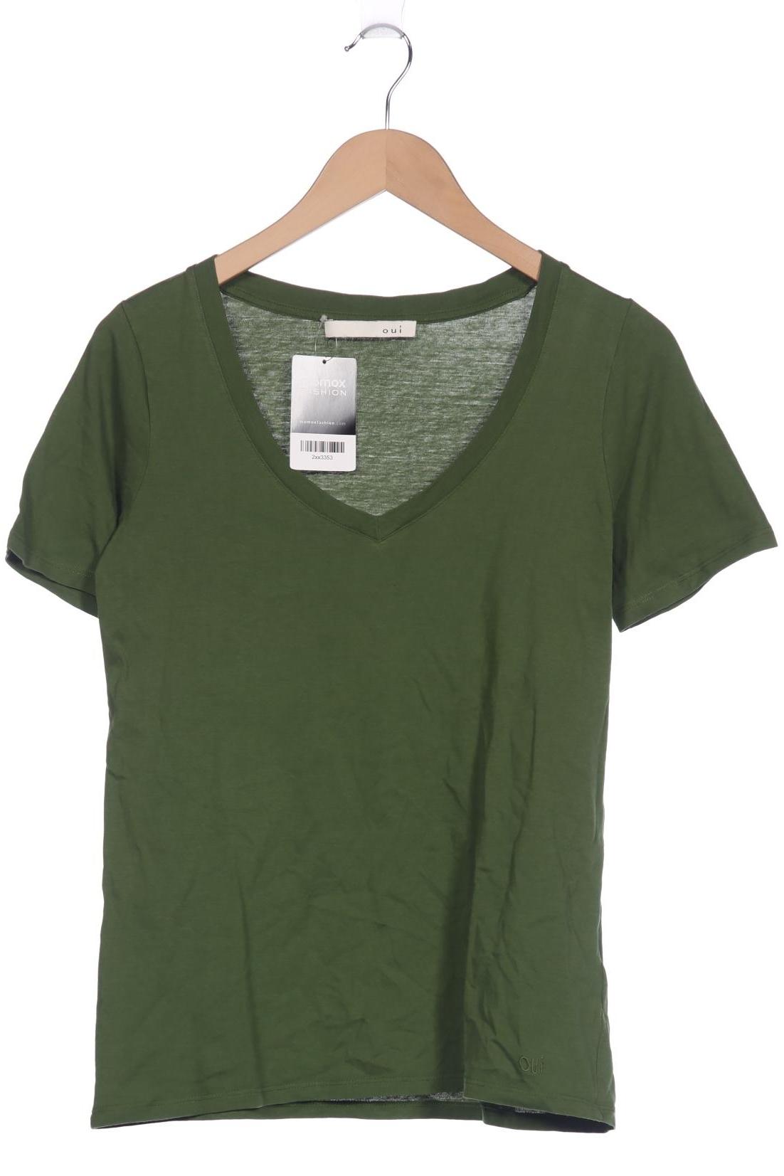 

Oui Damen T-Shirt, grün, Gr. 38