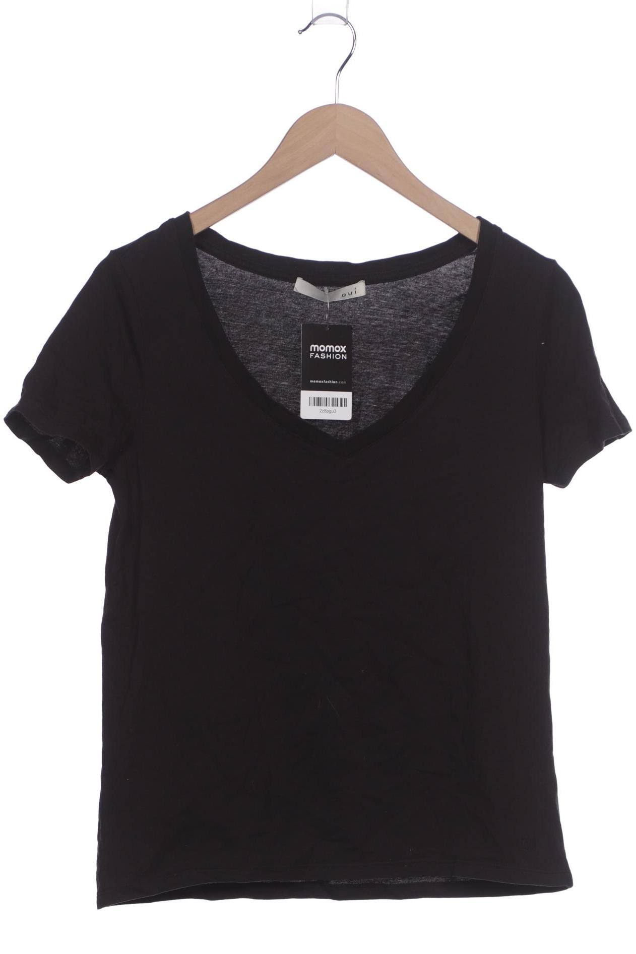 

Oui Damen T-Shirt, schwarz, Gr. 36