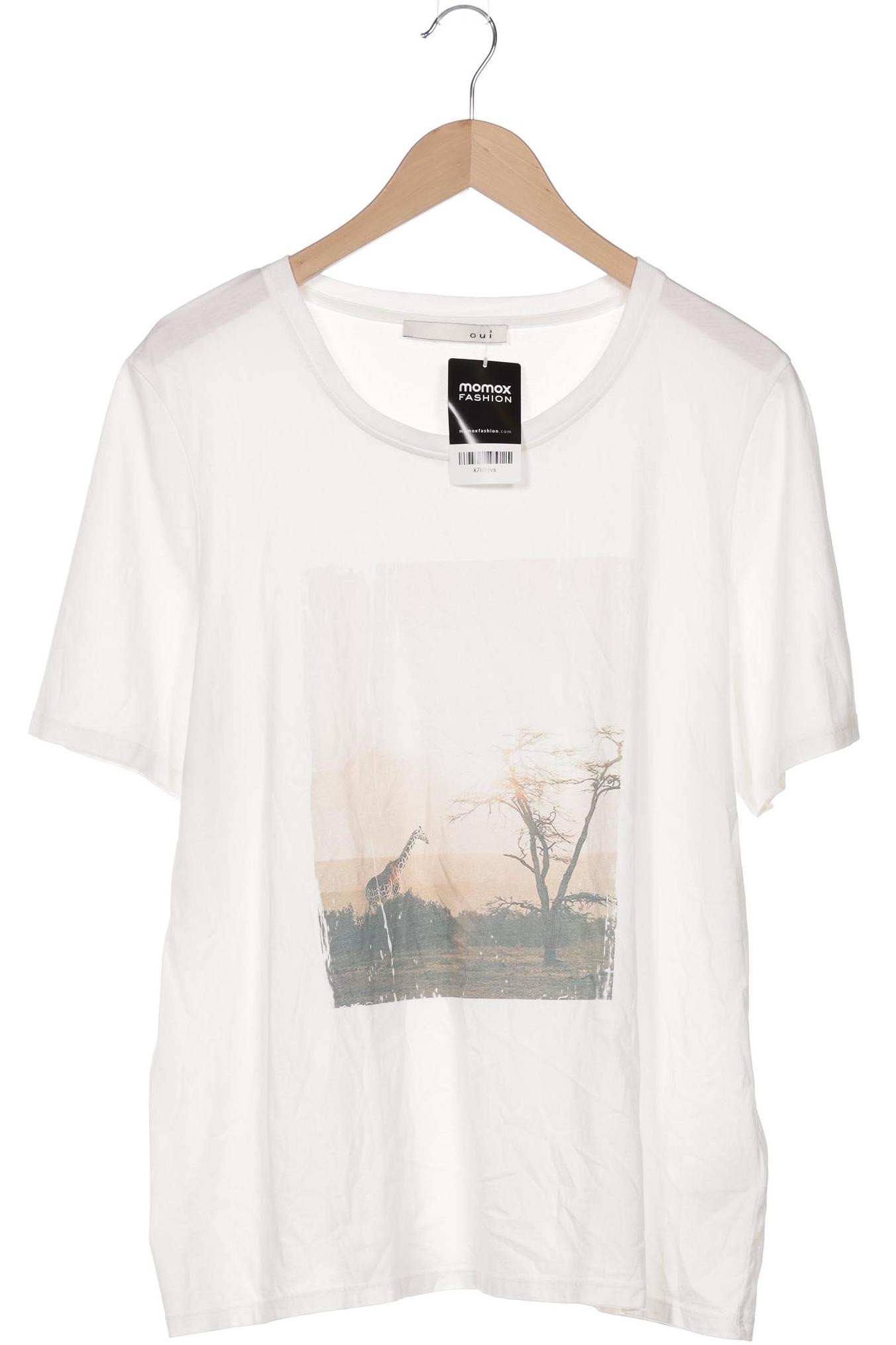 

Oui Damen T-Shirt, weiß, Gr. 46