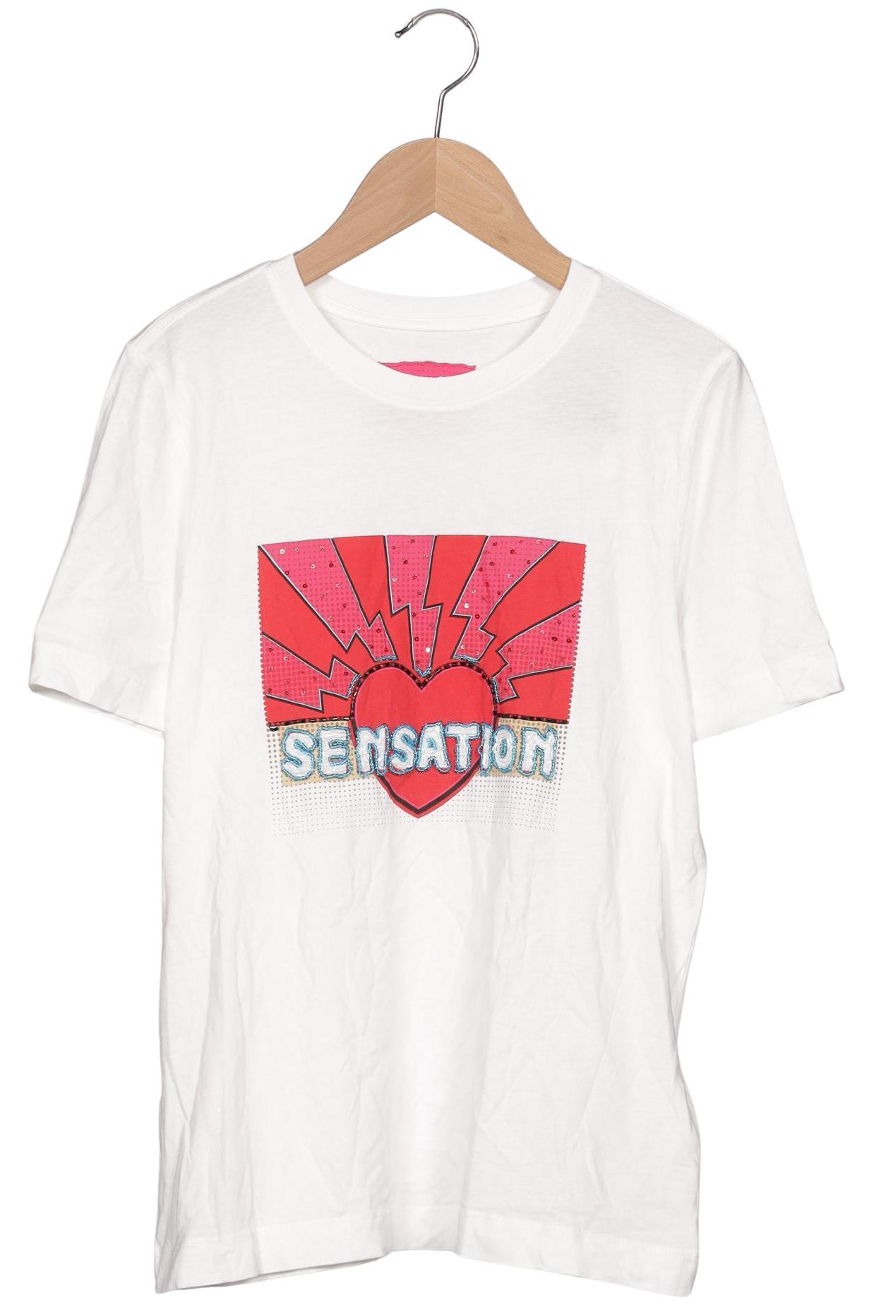 

Oui Damen T-Shirt, weiß, Gr. 36