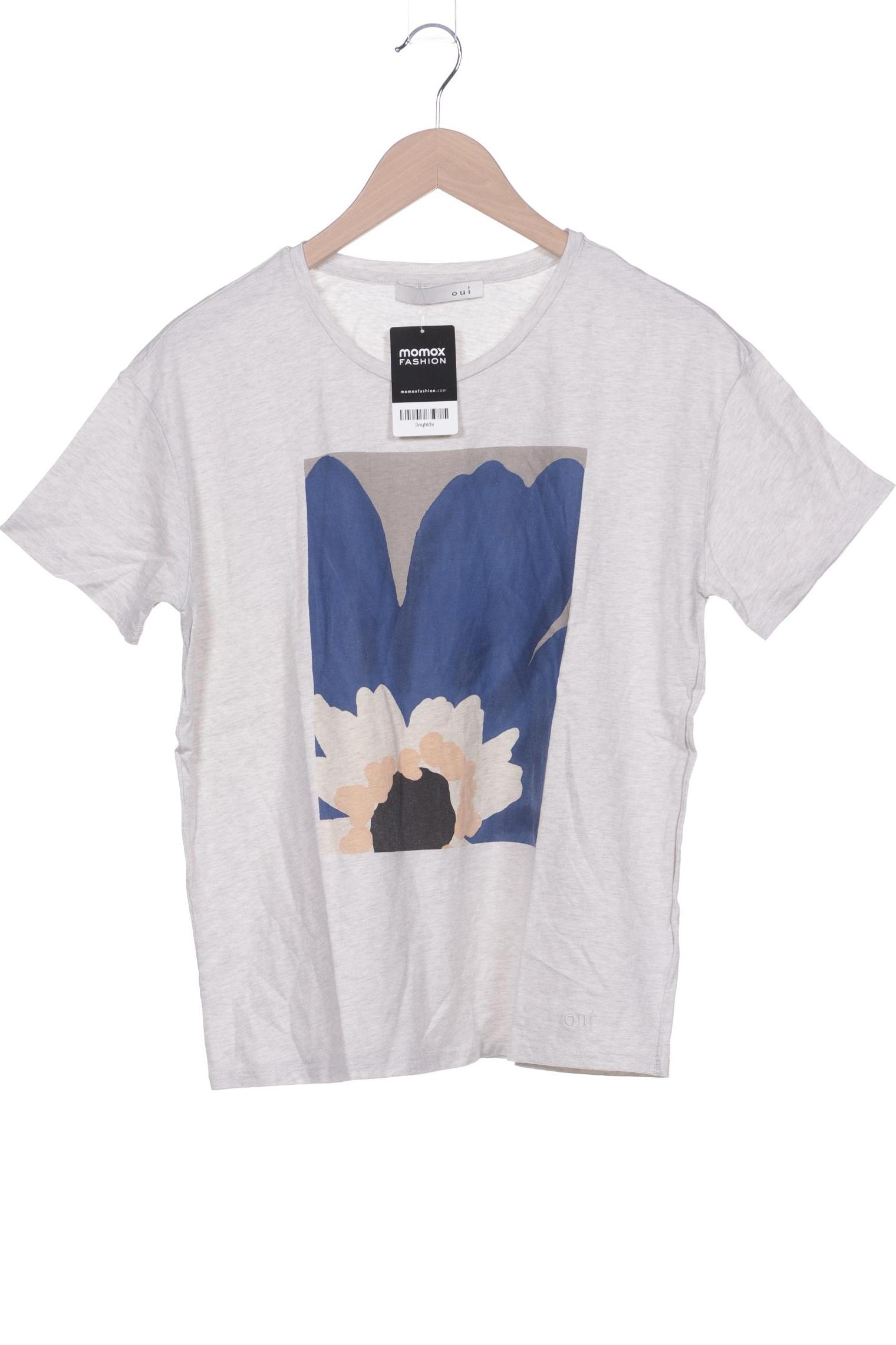 

Oui Damen T-Shirt, grau, Gr. 38