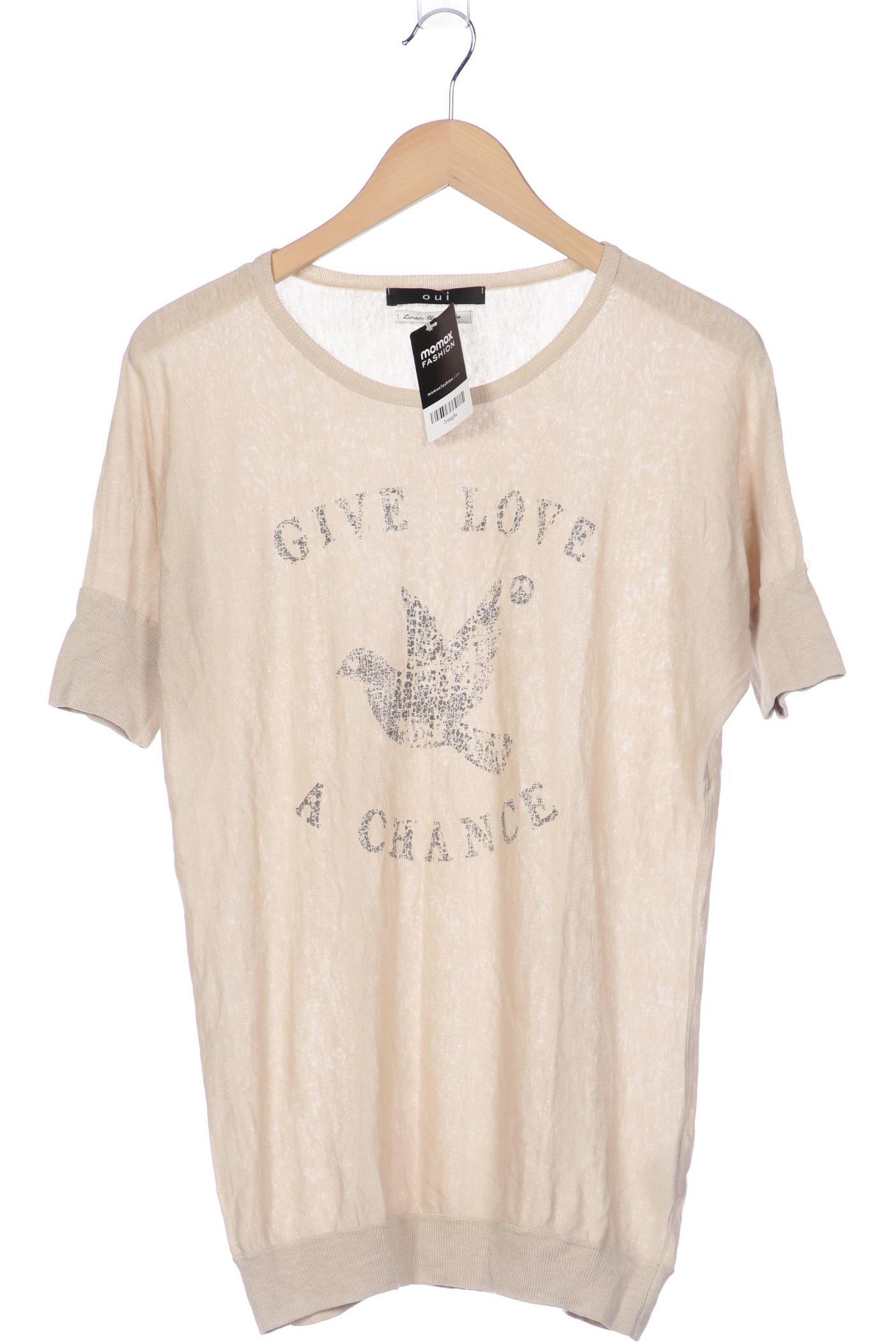 

Oui Damen T-Shirt, beige