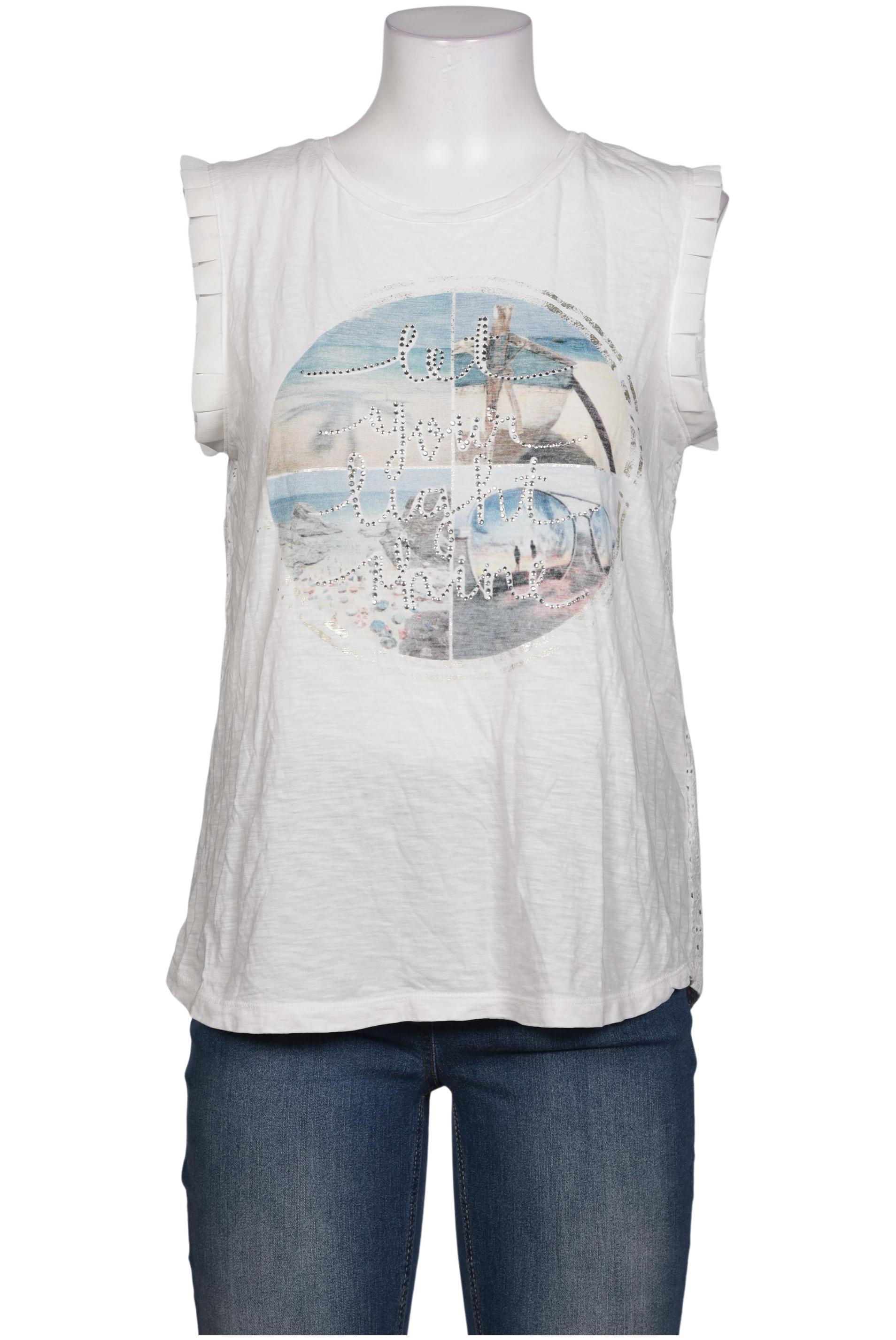 

Oui Damen T-Shirt, weiß, Gr. 40