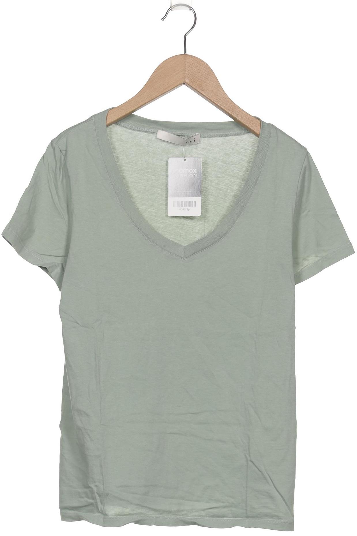 

Oui Damen T-Shirt, grün, Gr. 36