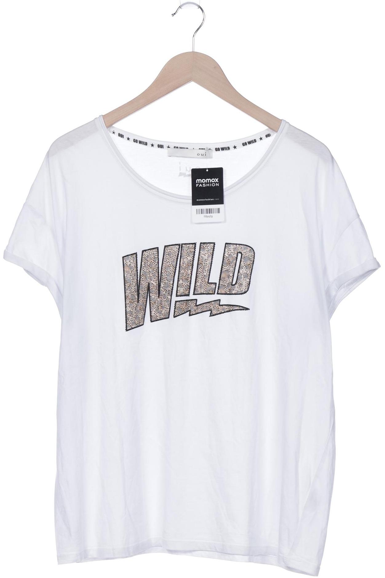 

Oui Damen T-Shirt, weiß, Gr. 46