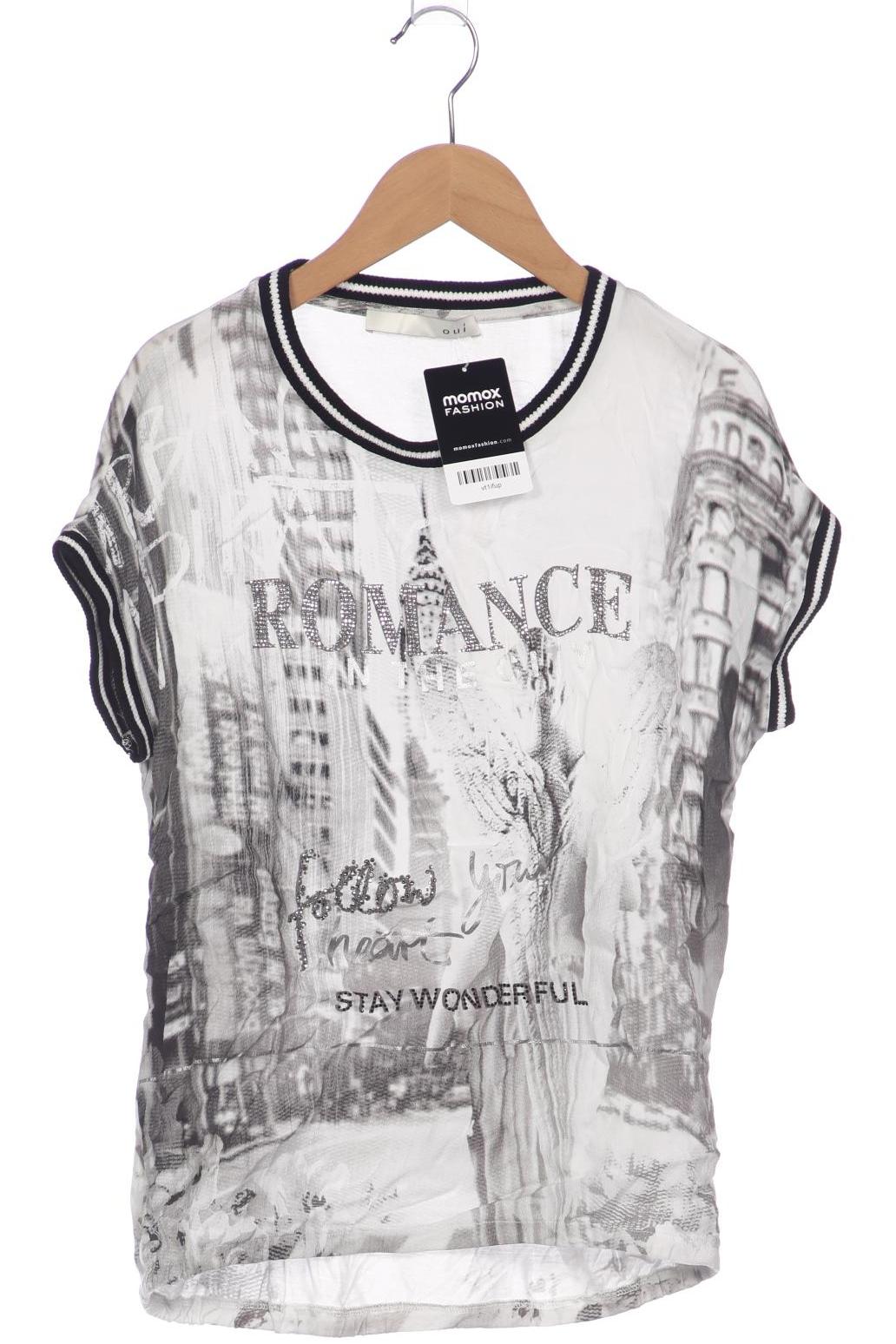 

Oui Damen T-Shirt, grau, Gr. 34