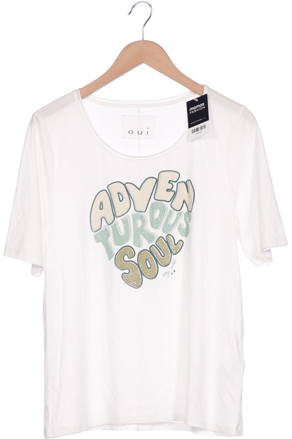 

Oui Damen T-Shirt, weiß, Gr. 40