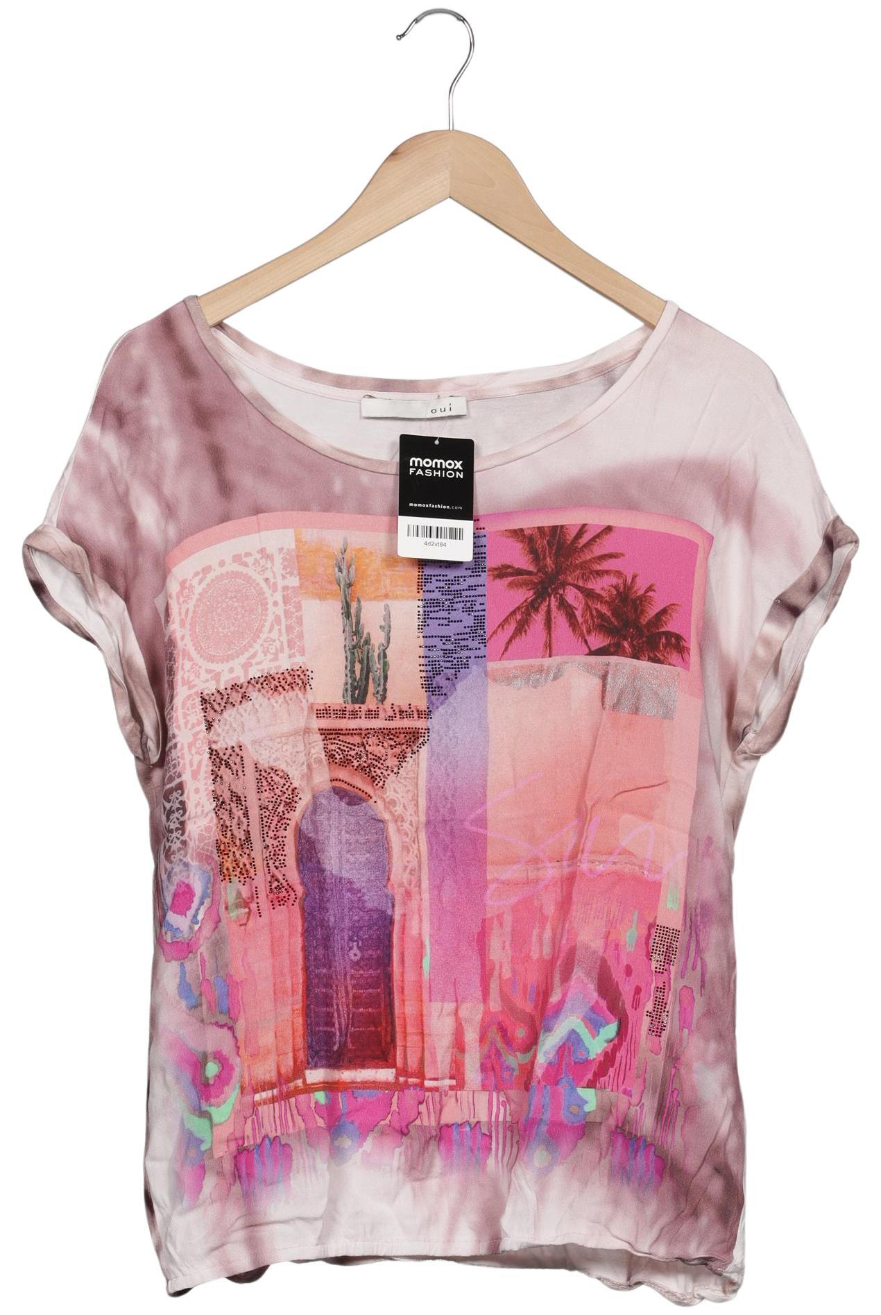 

Oui Damen T-Shirt, mehrfarbig, Gr. 36