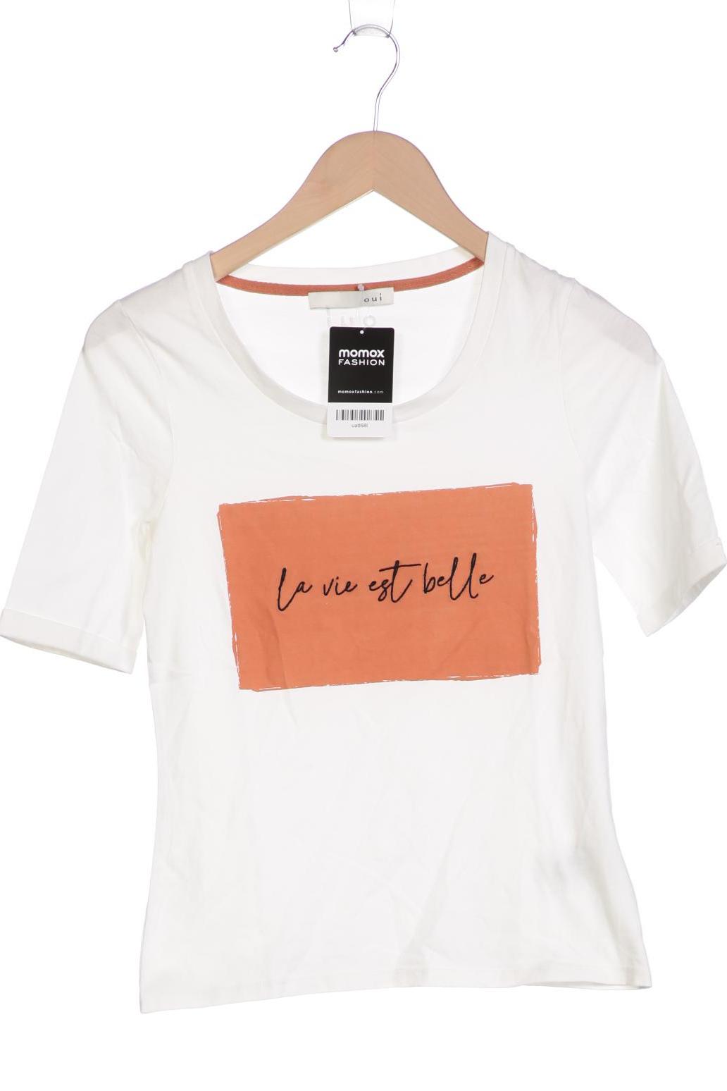 

Oui Damen T-Shirt, weiß, Gr. 34