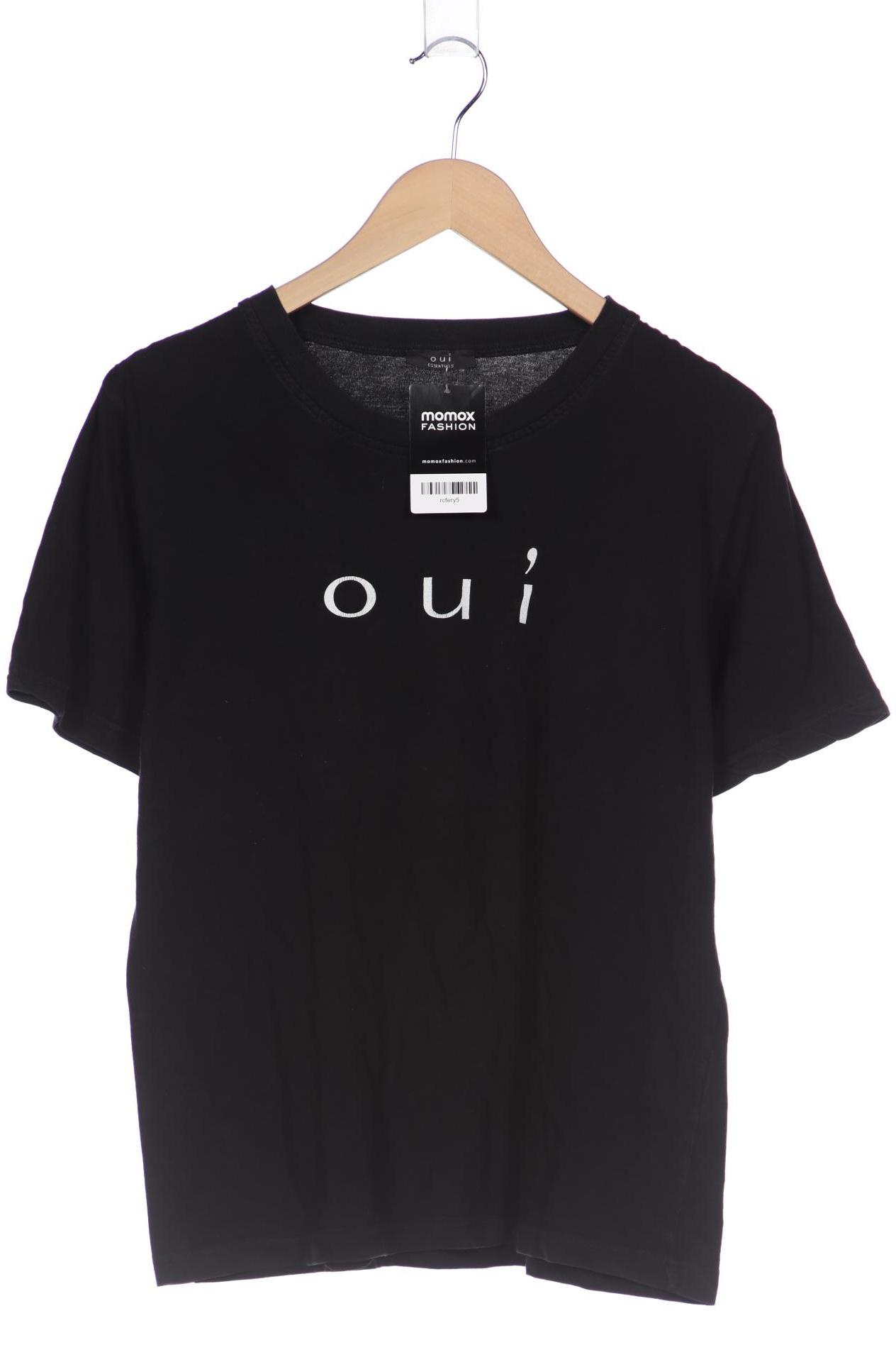 

Oui Damen T-Shirt, schwarz, Gr. 44