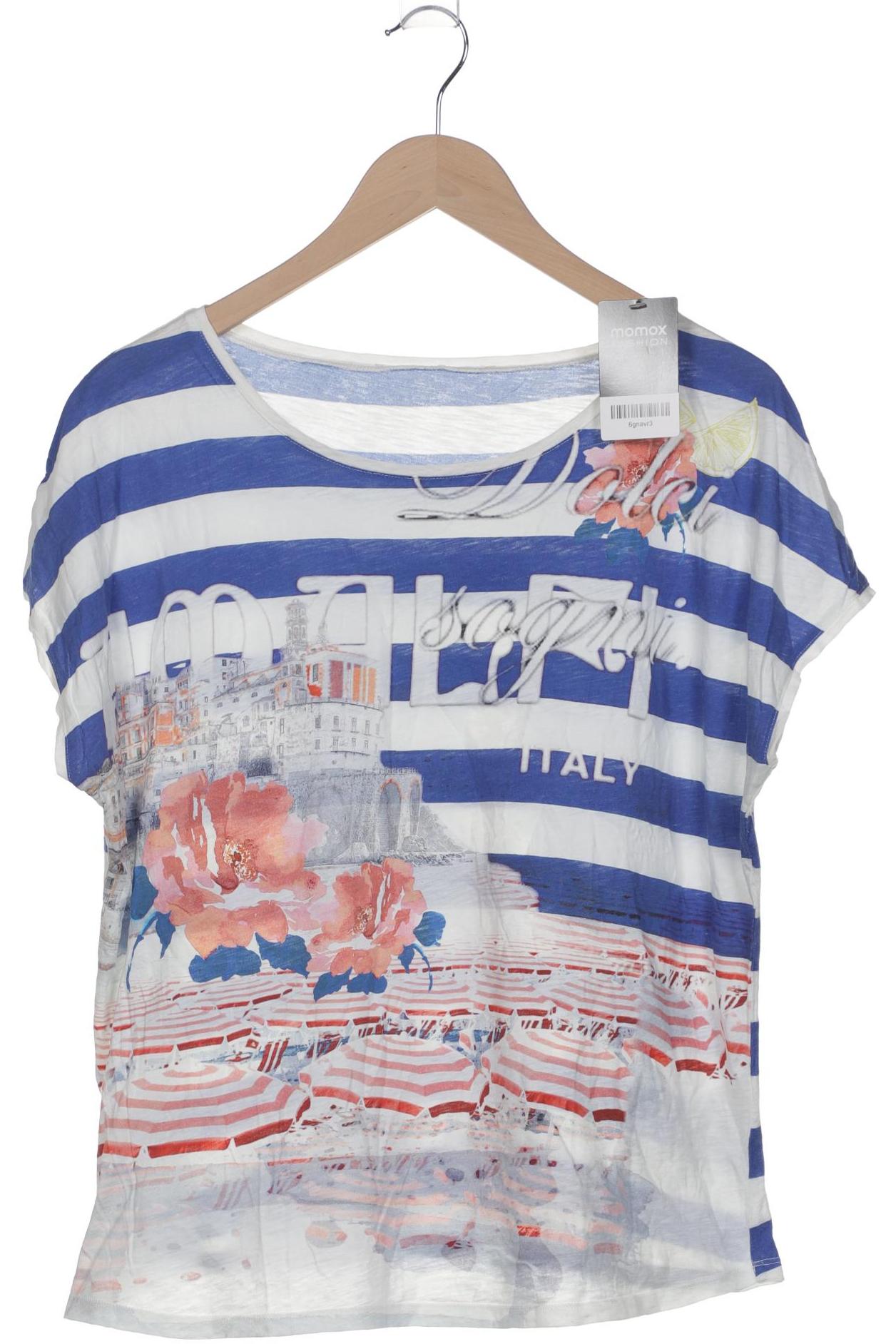 

Oui Damen T-Shirt, blau, Gr. 44