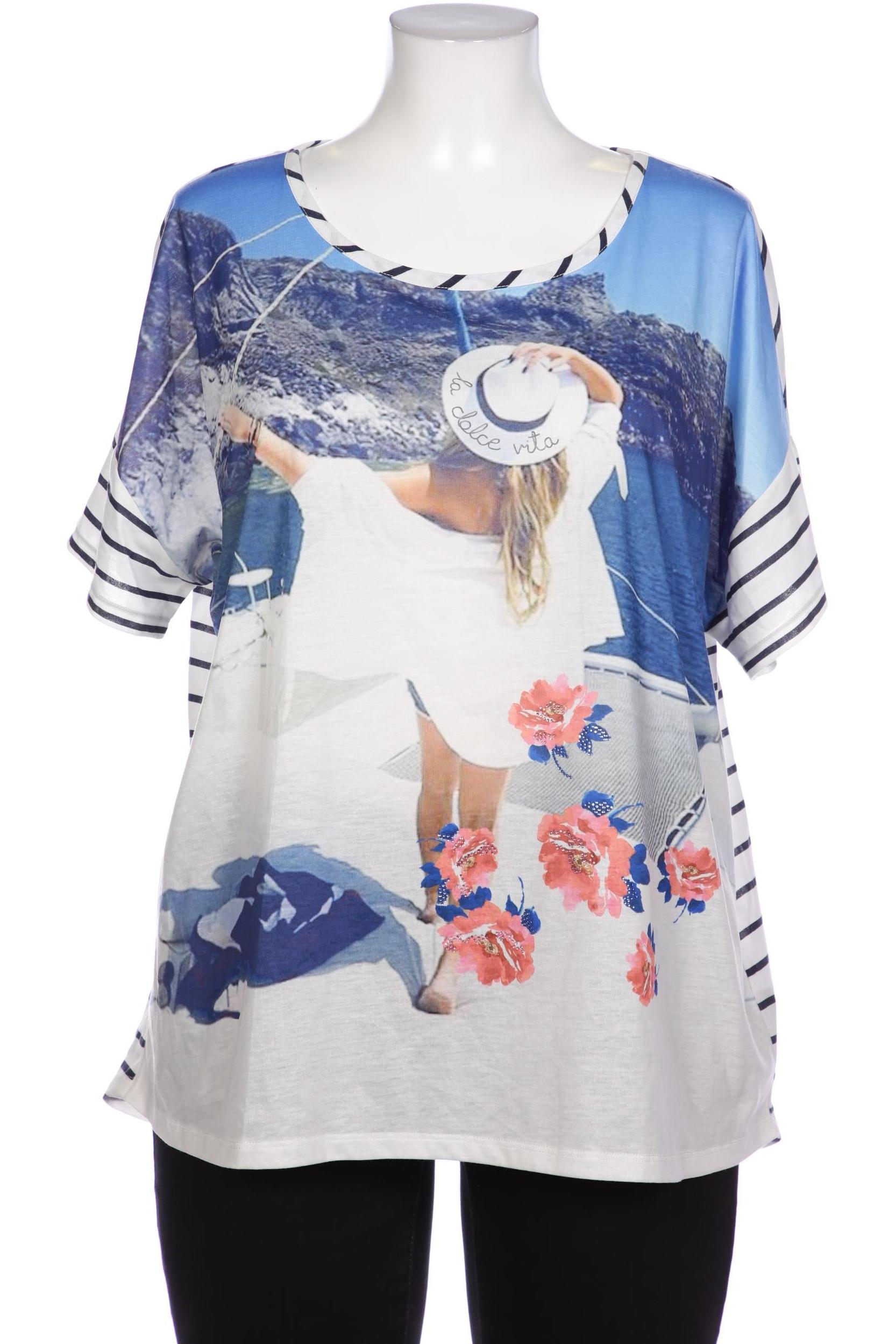 

Oui Damen T-Shirt, hellblau, Gr. 46