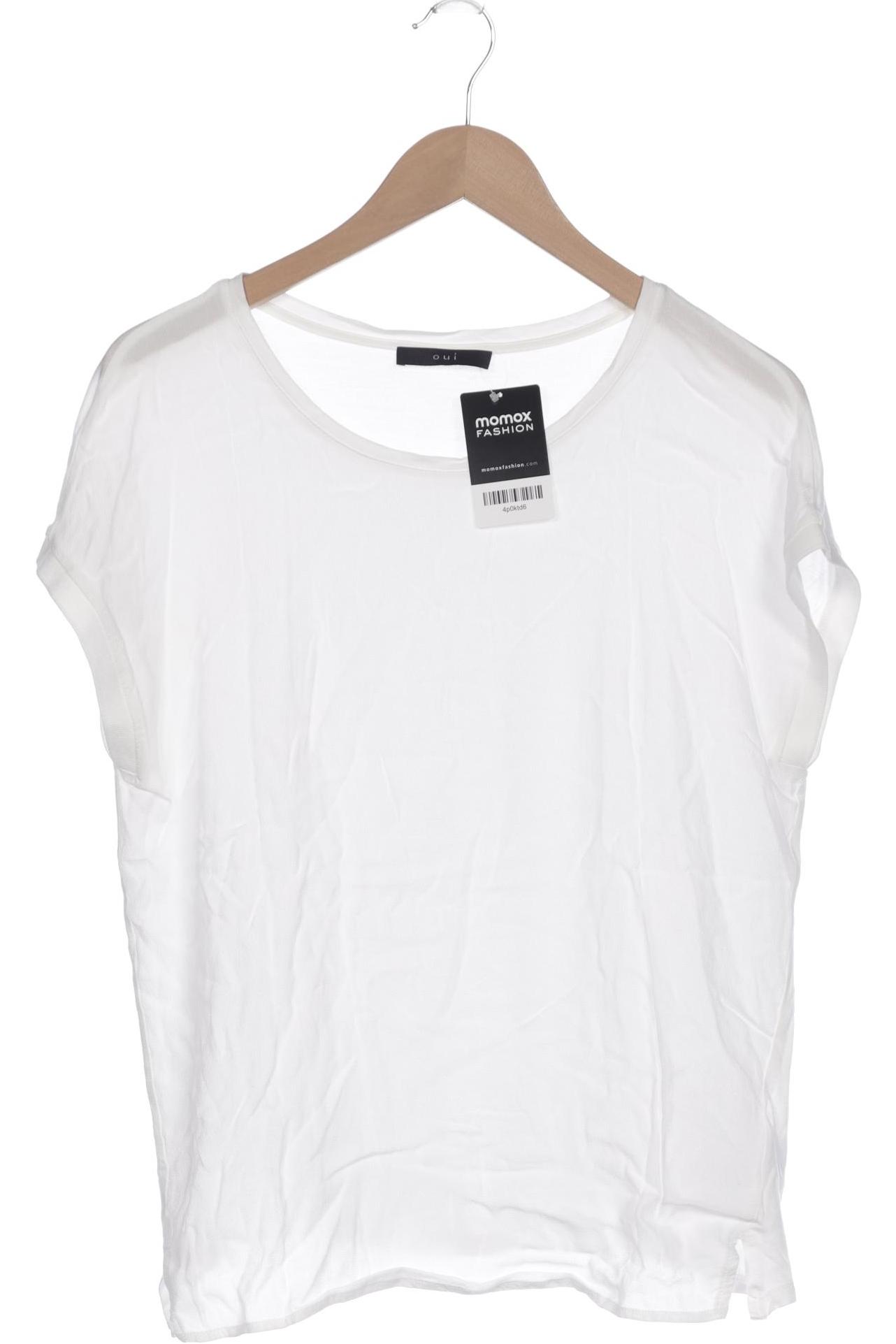 

Oui Damen T-Shirt, weiß, Gr. 38