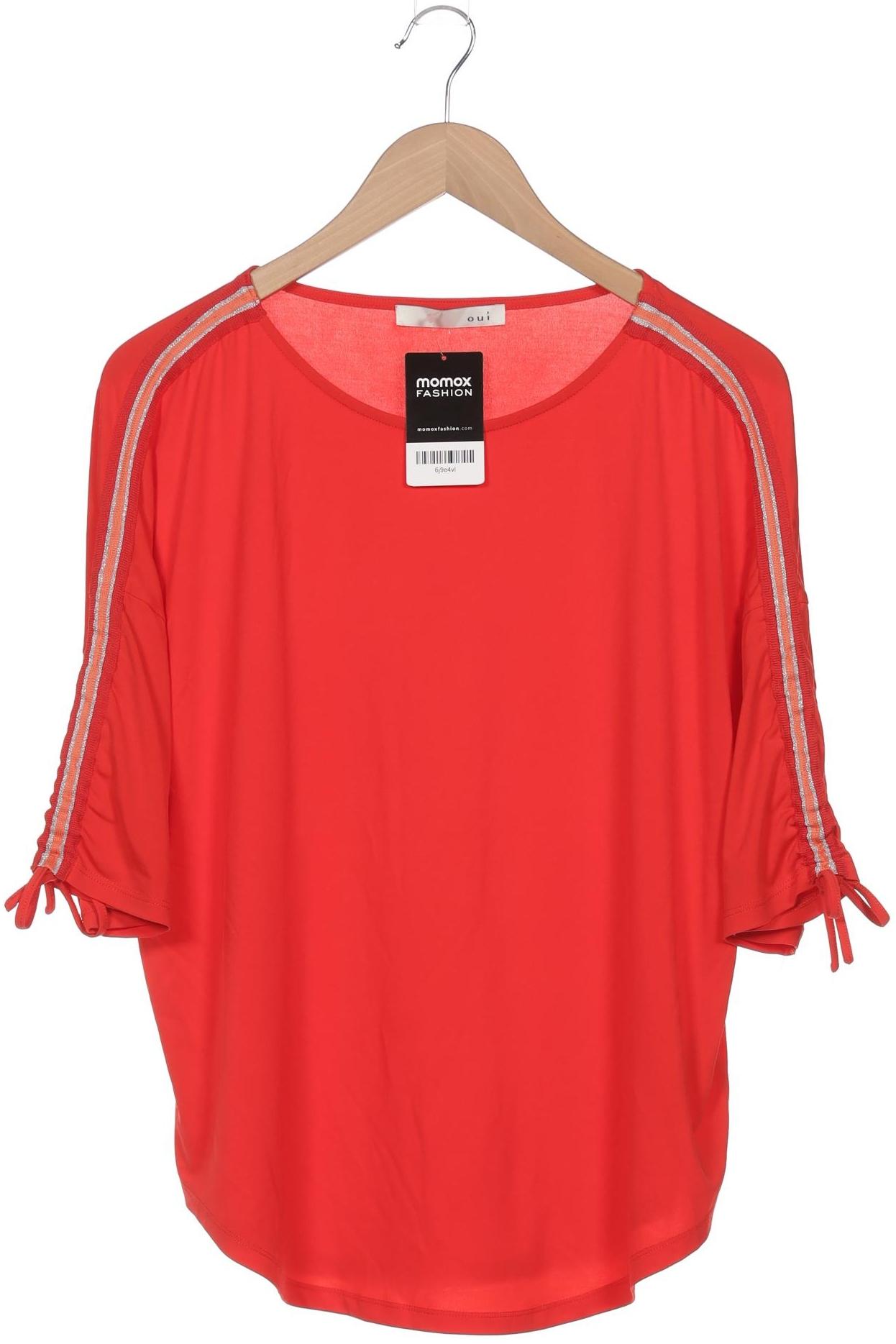 

Oui Damen T-Shirt, rot, Gr. 40