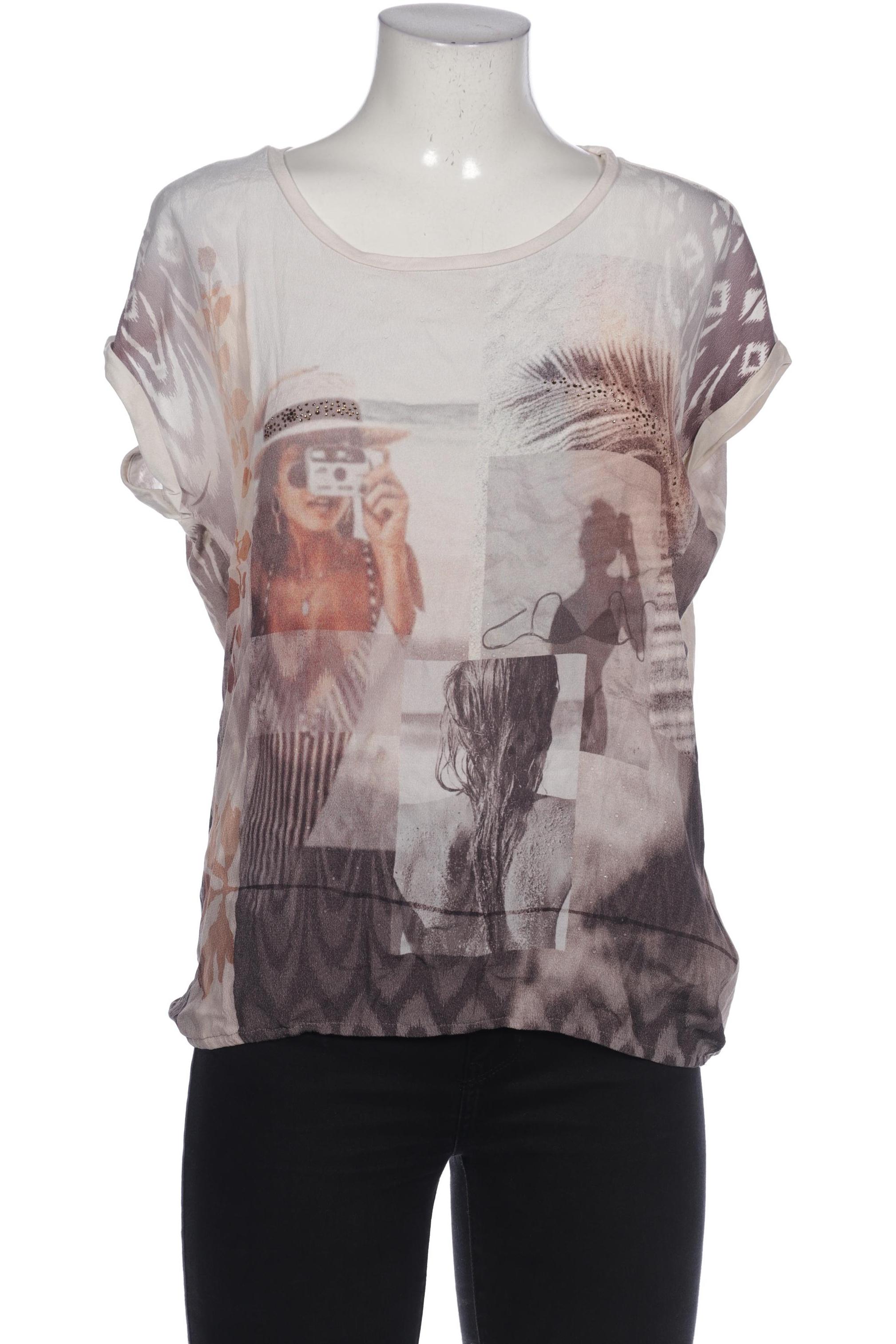 Thumbnail - Oui Damen T-Shirt, beige, Gr. 38